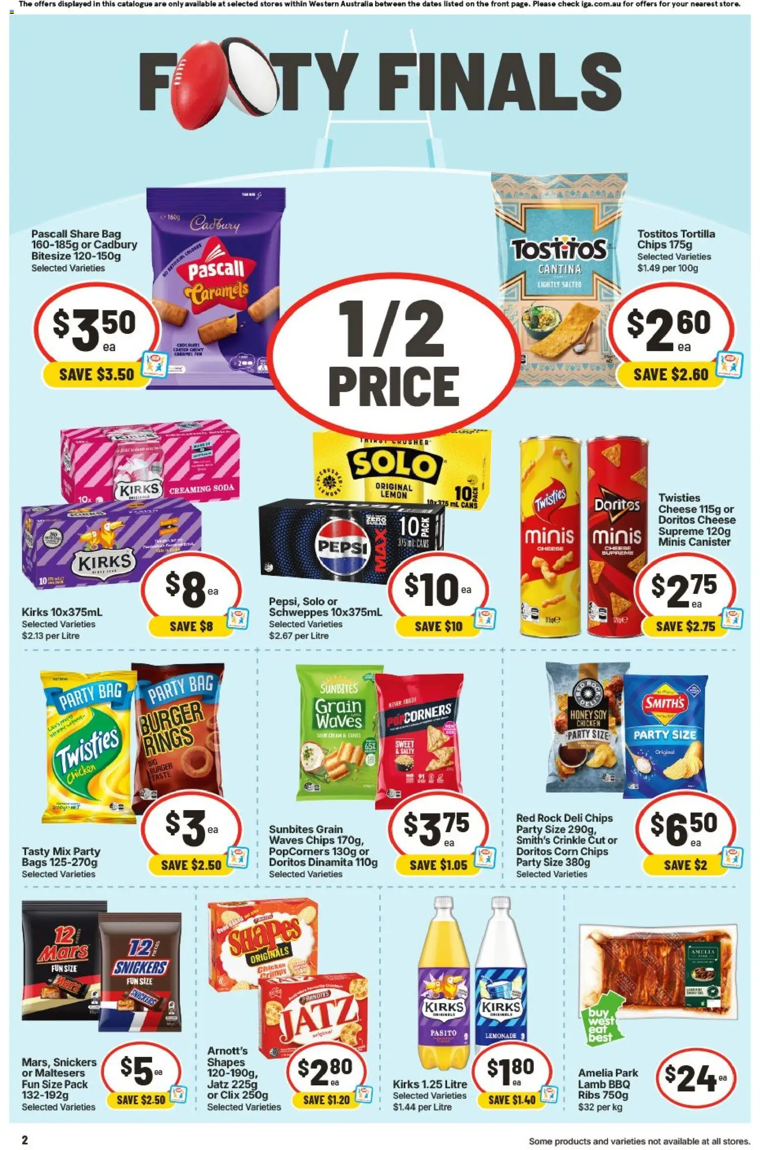 IGA catalogue - valid from 16/09/2026 | Page: 3 | Products: Honey, Pepsi, Snickers, Bag