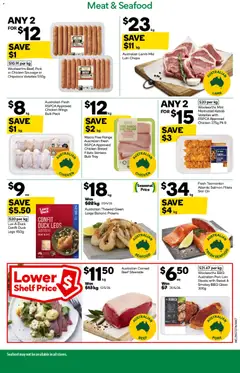 Preview of Woolworths catalogue - valid from 29/07/2026 | Page: 17 | Products: Pork, Lamb, Meat, Seafood