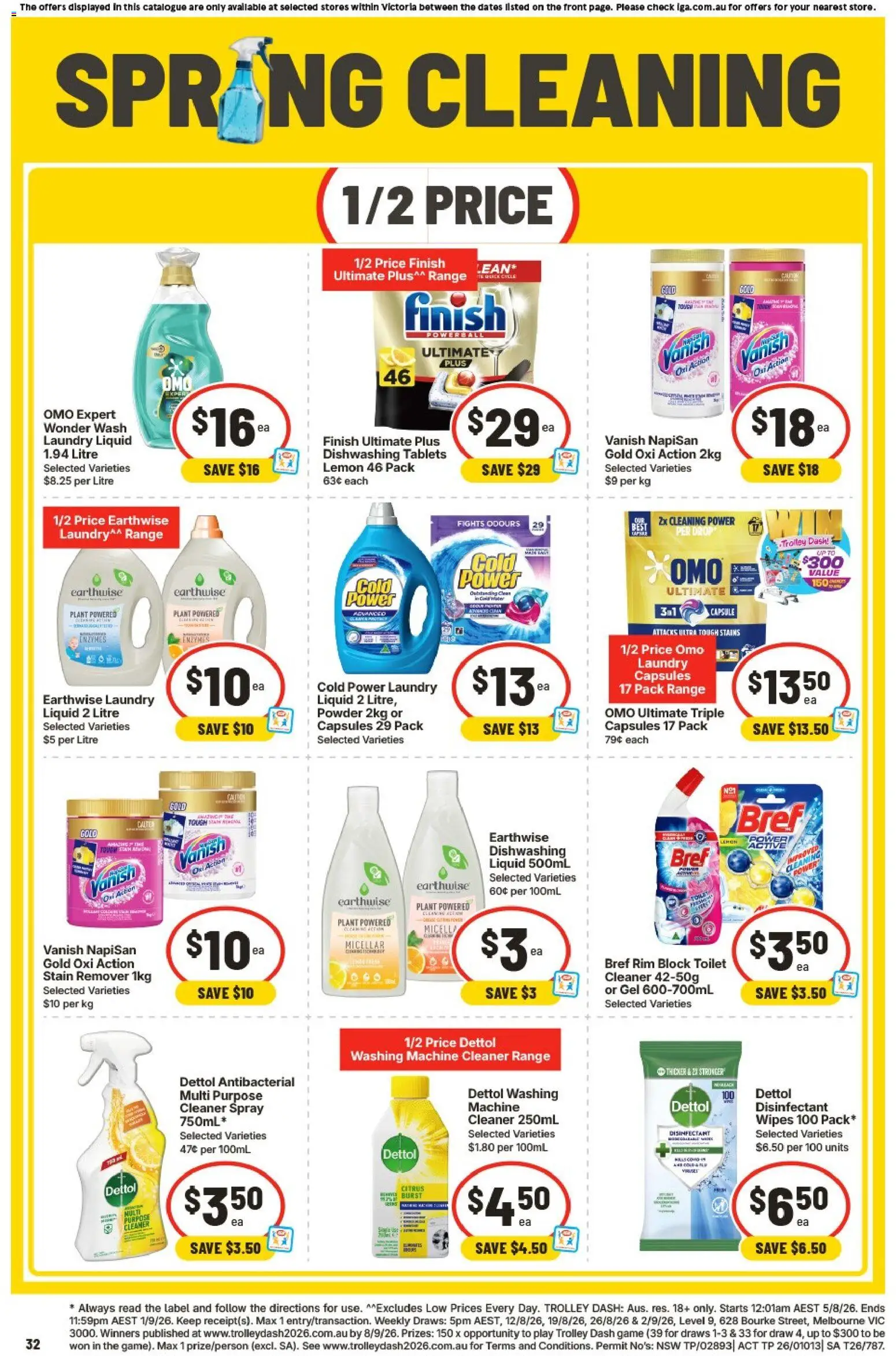 IGA catalogue - valid from 19/08/2026 | Page: 29 | Products: Toilet, Cleaner, Game, Tablets