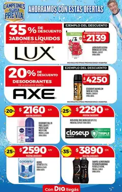 Vista previa Supermercado DIA Ofertas válido desde el 20.05.2026 | Página: 43 | Productos: Jabón líquido, Desodorante, Pasta dental, Pasta