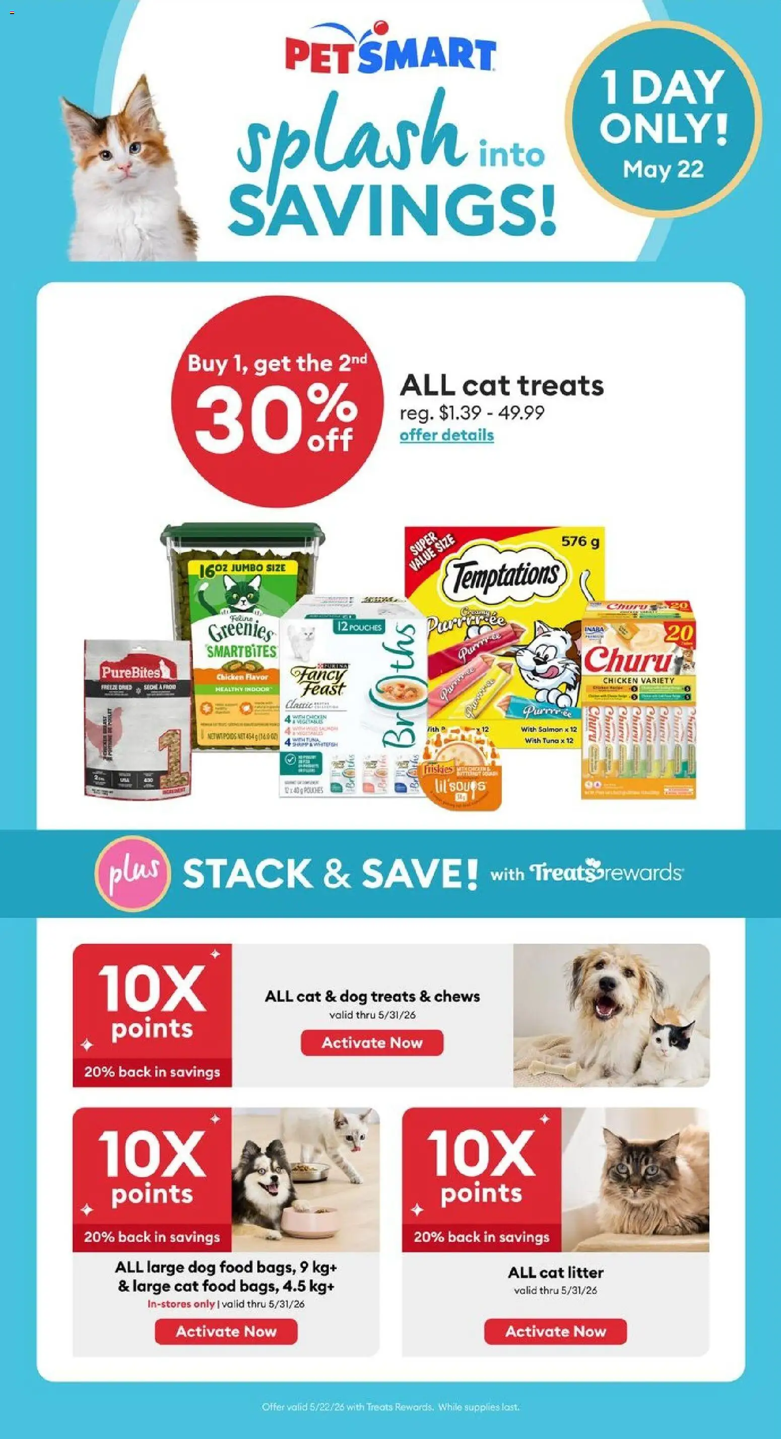 Petsmart flyer valid from 22.05.2026 | Page: 1 | Products: Chicken