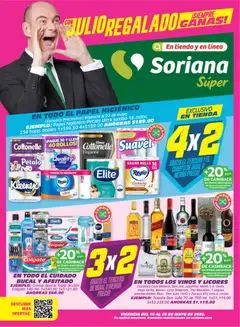 Vista previa de Soriana Con Julio Regalado siempre ganas Súper Nacional, nuevo folleto de la tienda, válido en México a partir del 19.05.2026