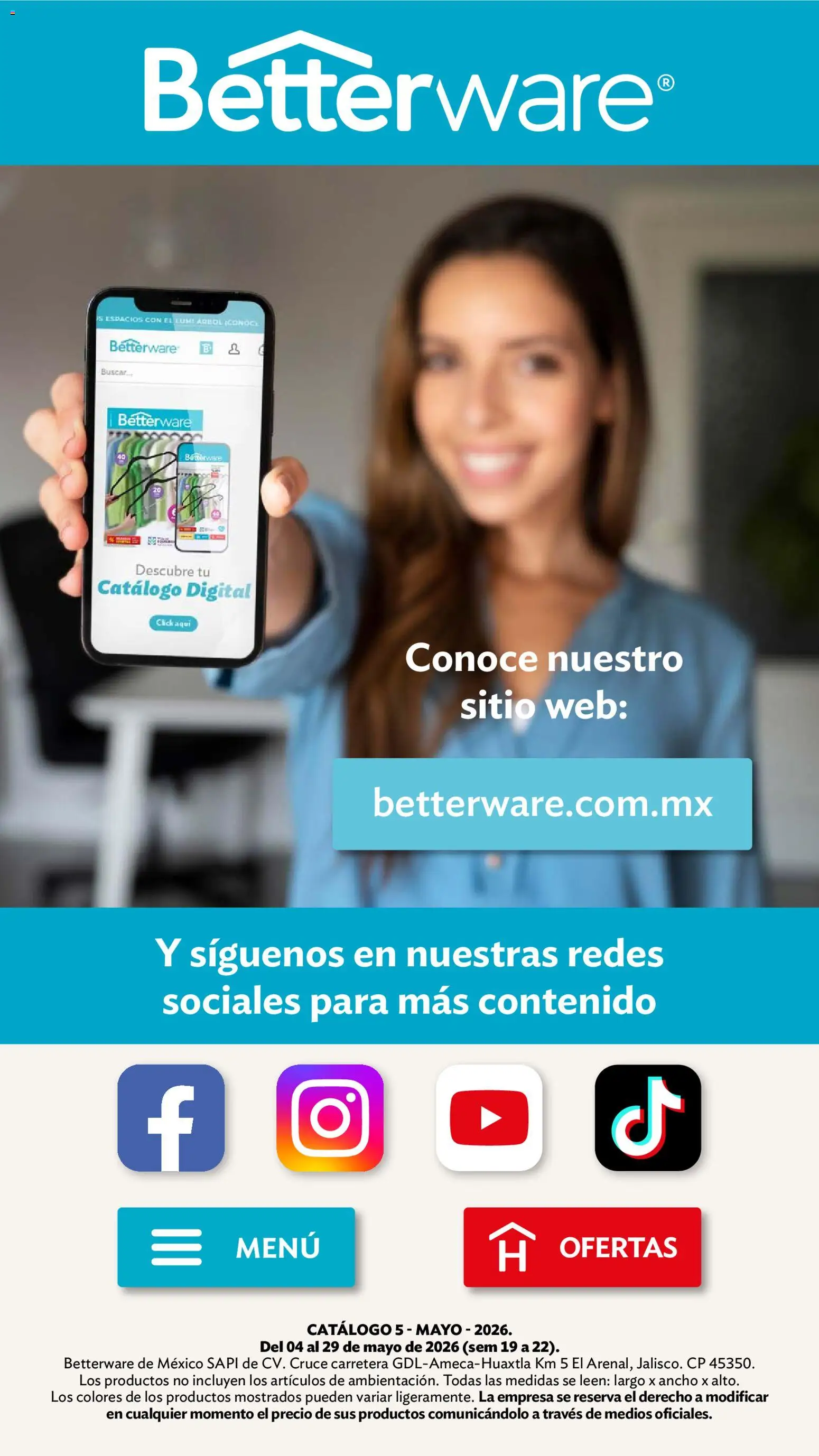¡El último » catálogo de Betterware para Mayo « está aquí! Descubre las SUPER OFERTAS. | México