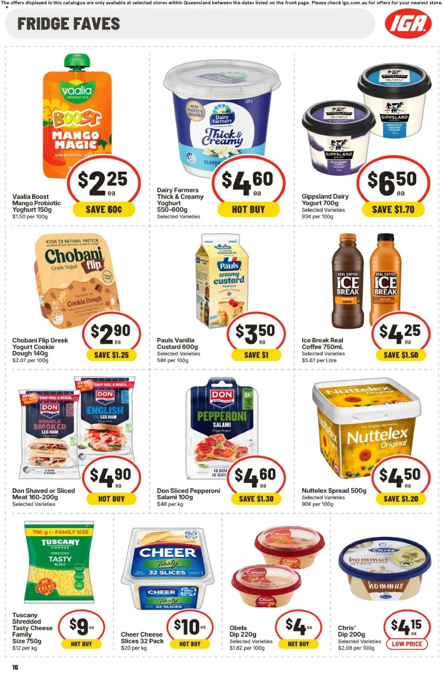 IGA catalogue - valid from 30/09/2026 | Page: 12 | Products: Protein, Mango, Dough, Spread