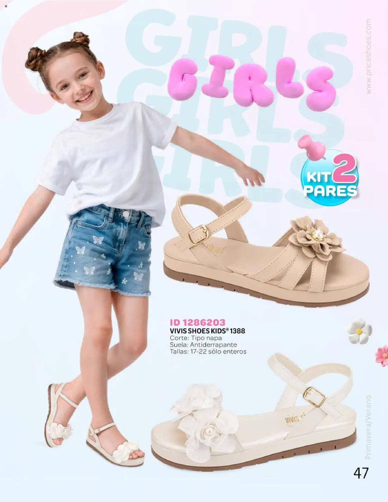 Nuevas ofertas de Price Shoes válidas en toda la República Mexicana desde el 25.04.2026. ¡Encuentra las mejores ofertas en Price Shoes catálogo Kids todo en uno! | Página: 47
