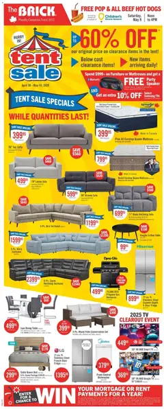 Preview of The Brick weekly flyer / circulaire from shop The Brick valid from 30.04.2026 | Page: 3