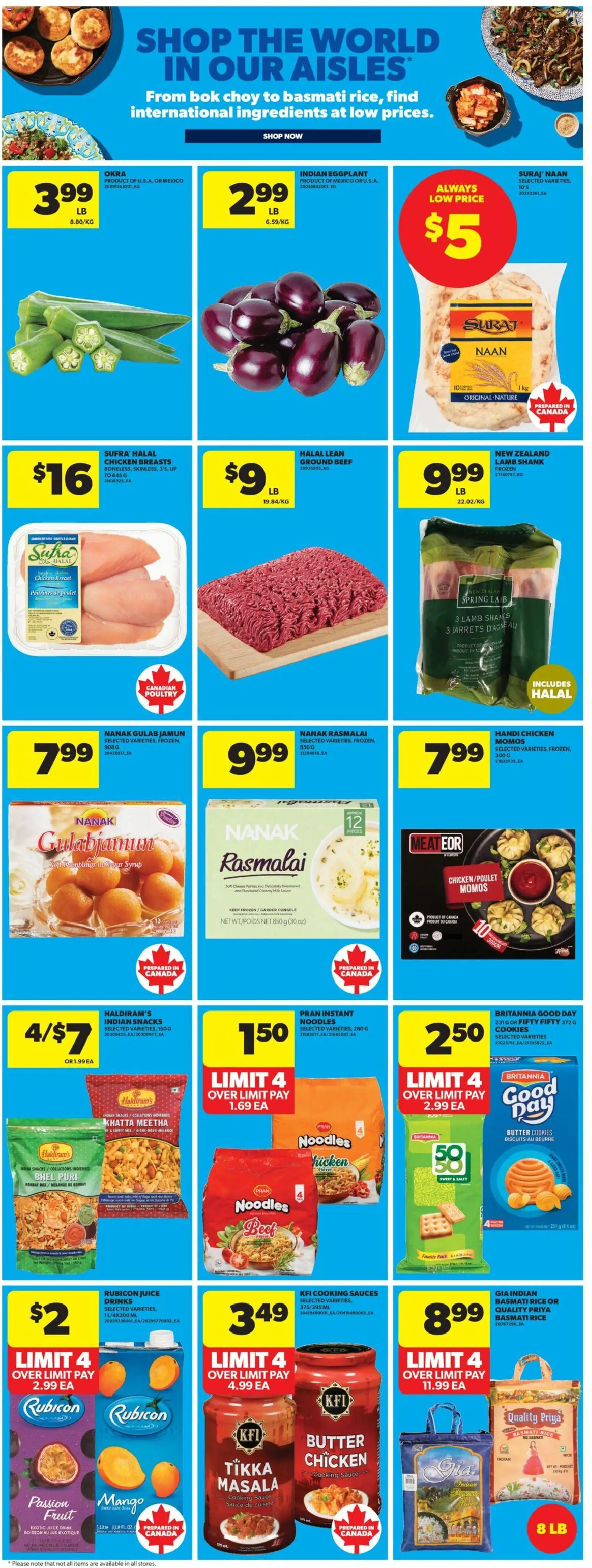 Real Canadian Superstore flyer valid from 18.06.2026 | Page: 29 | Products: Noodles, Chicken breasts, Juice, Chicken