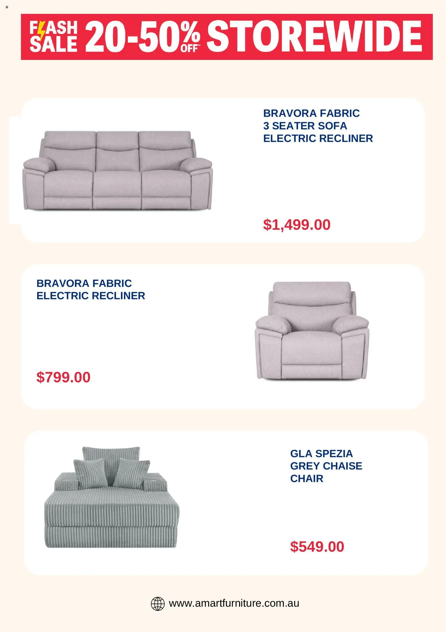 Amart Furniture catalogue - valid from 15.05.2026 | Page: 4 | Products: Sofa, Chair, Recliner