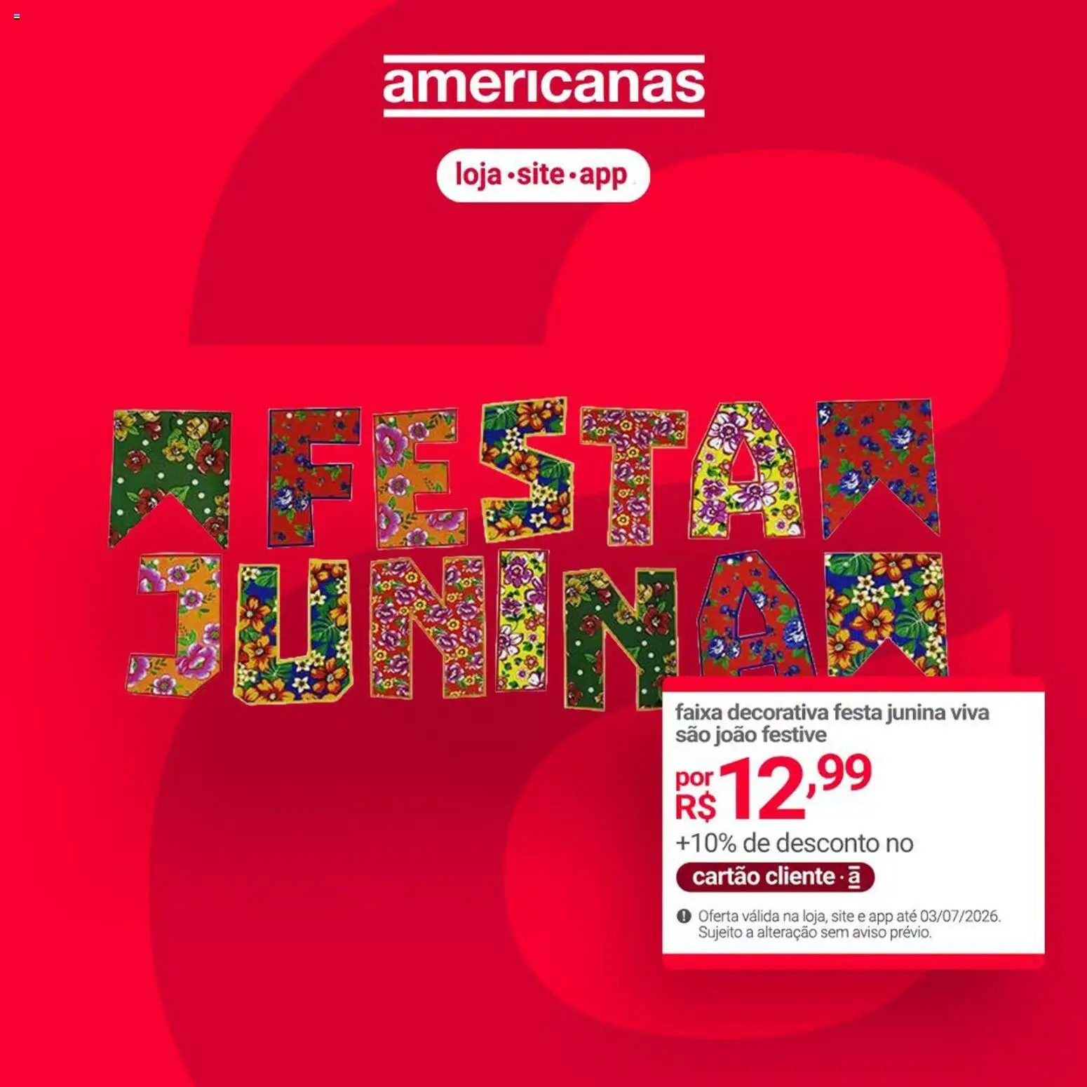 Lojas Americanas Folheto - válido de 01/07/2026 | Página: 2