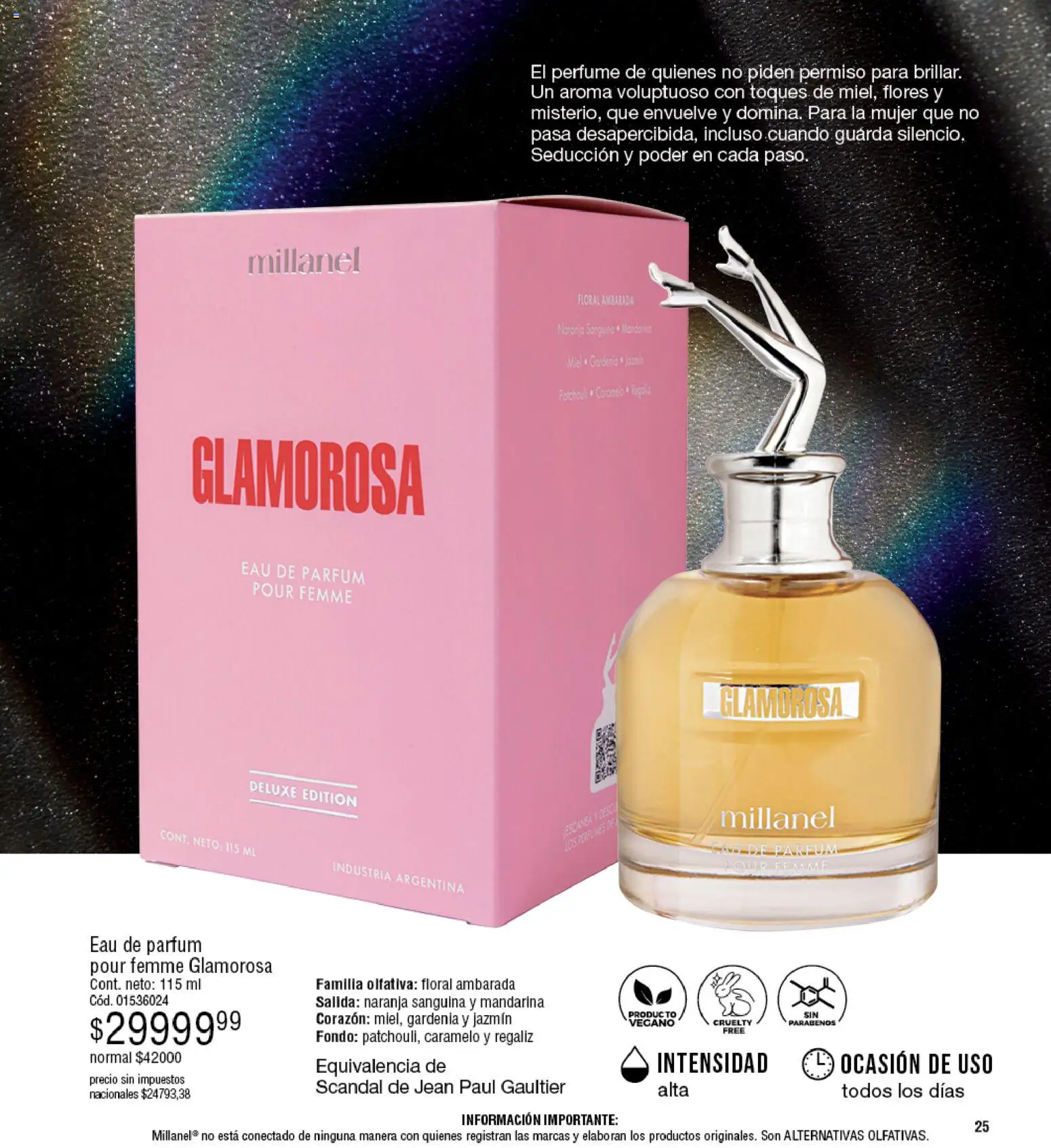 Millanel - Catálogo │ válido desde el 30/03/2026 | Página: 25 | Productos: Jean, Flores, Perfume