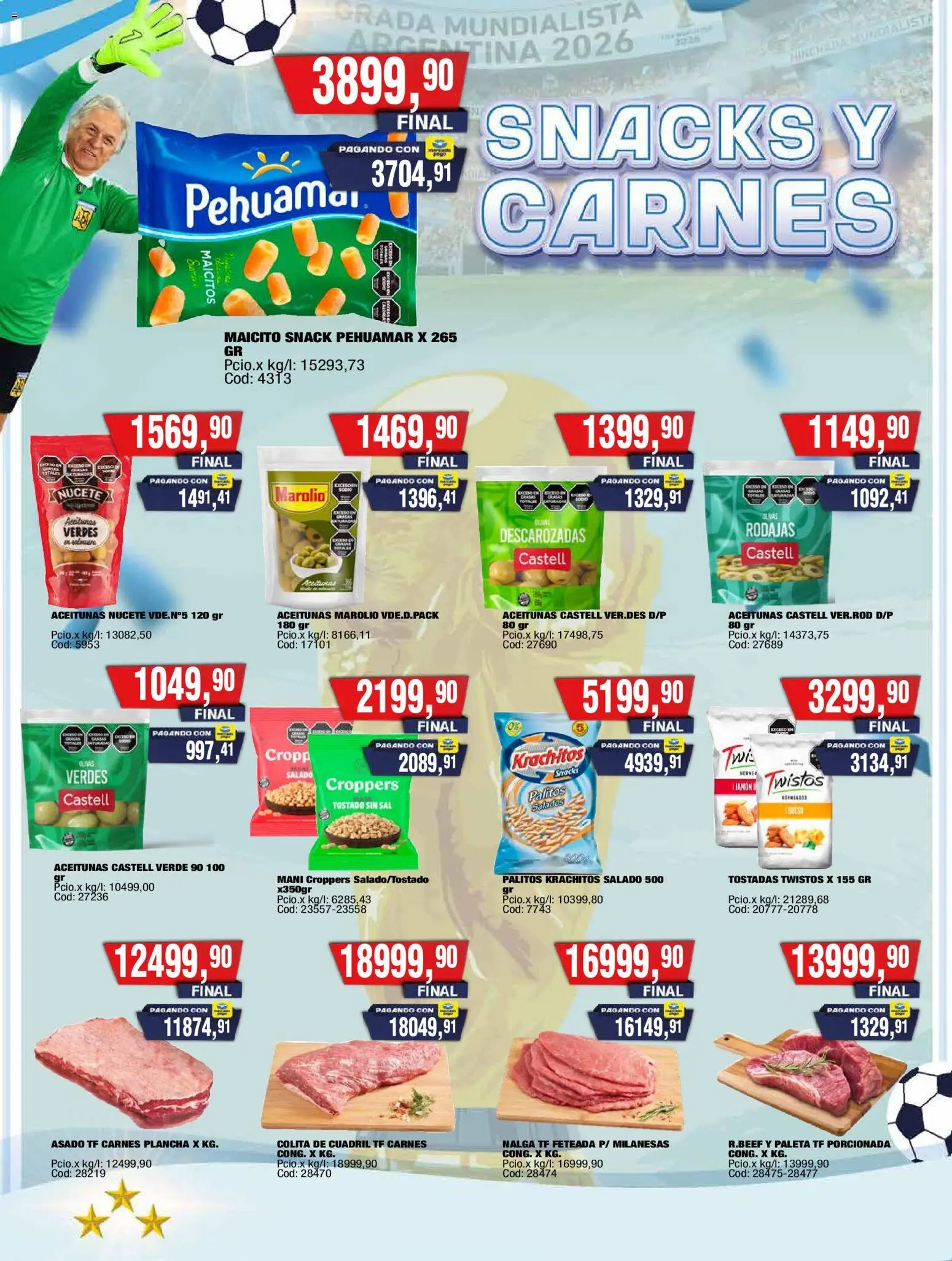 Maxiconsumo ofertas │ válido desde el 15.06.2026 | Página: 14 | Productos: Aceitunas, Mani, Paleta, Plancha