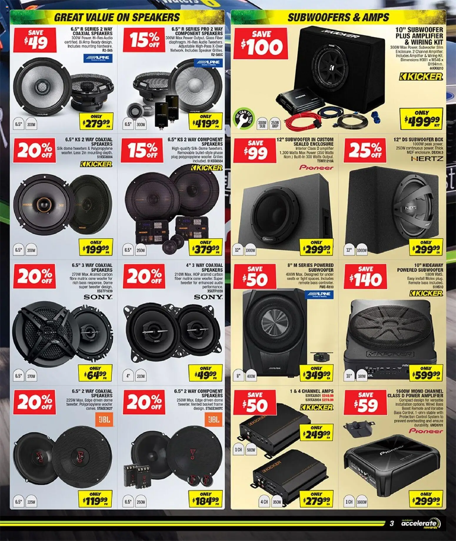Autobarn catalogue - valid from 30/09/2026 | Page: 3 | Products: Box, Basket, Amplifier, Audio