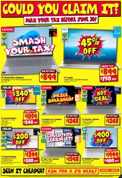 Preview of JB Hi-Fi catalogue - valid from 11.06.2026 | Page: 3 | Products: Battery, Notebook, Laptop, Screen