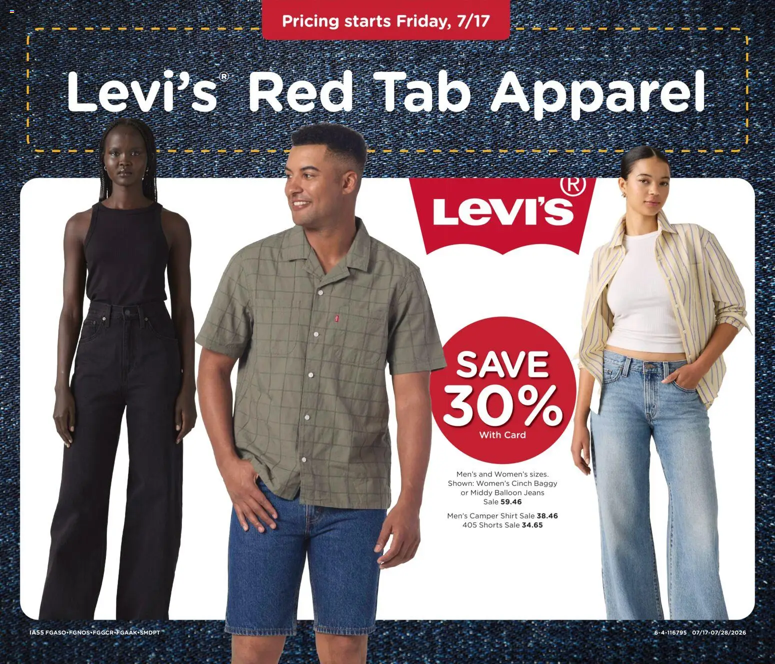 Fred Meyer Home & Apparel - valid from 07/15/2026 | Page: 11 | Products: Shirt, Shorts, Jeans