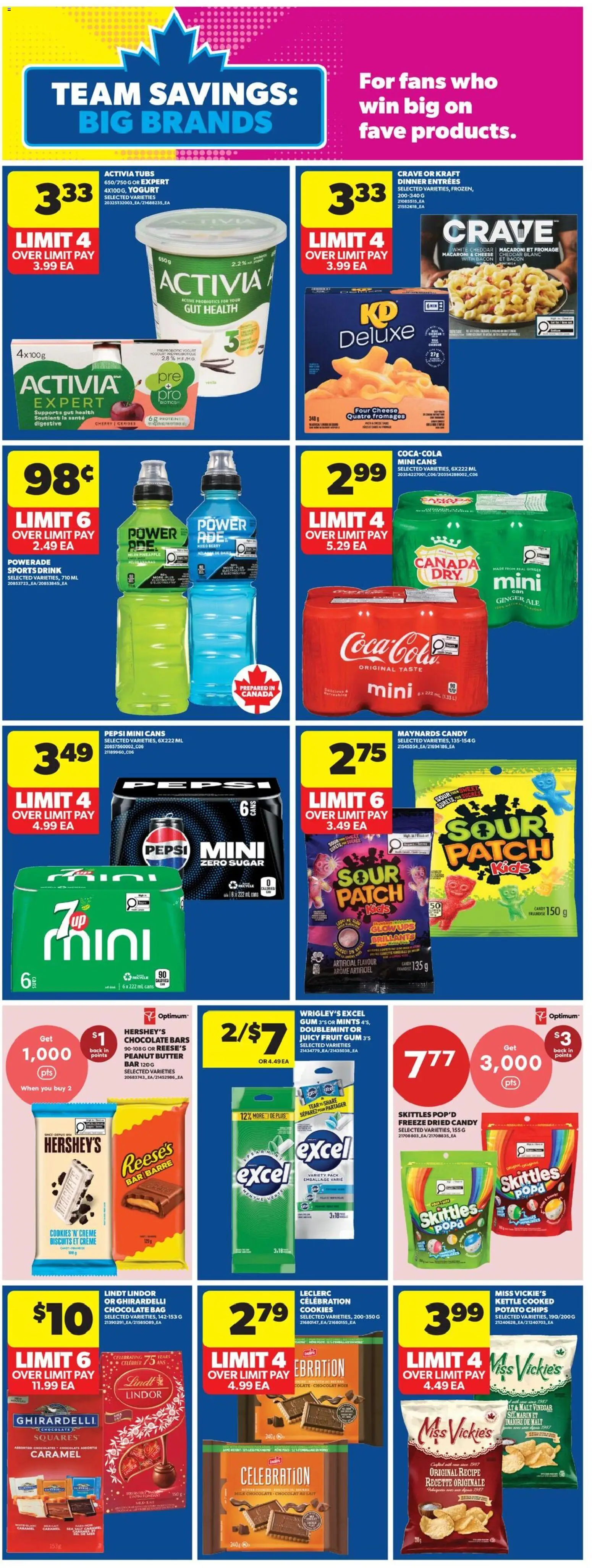 Real Canadian Superstore flyer valid from Jul 9, 2026 | Page: 19 | Products: Cookies, Butter, Cheese, Yogurt