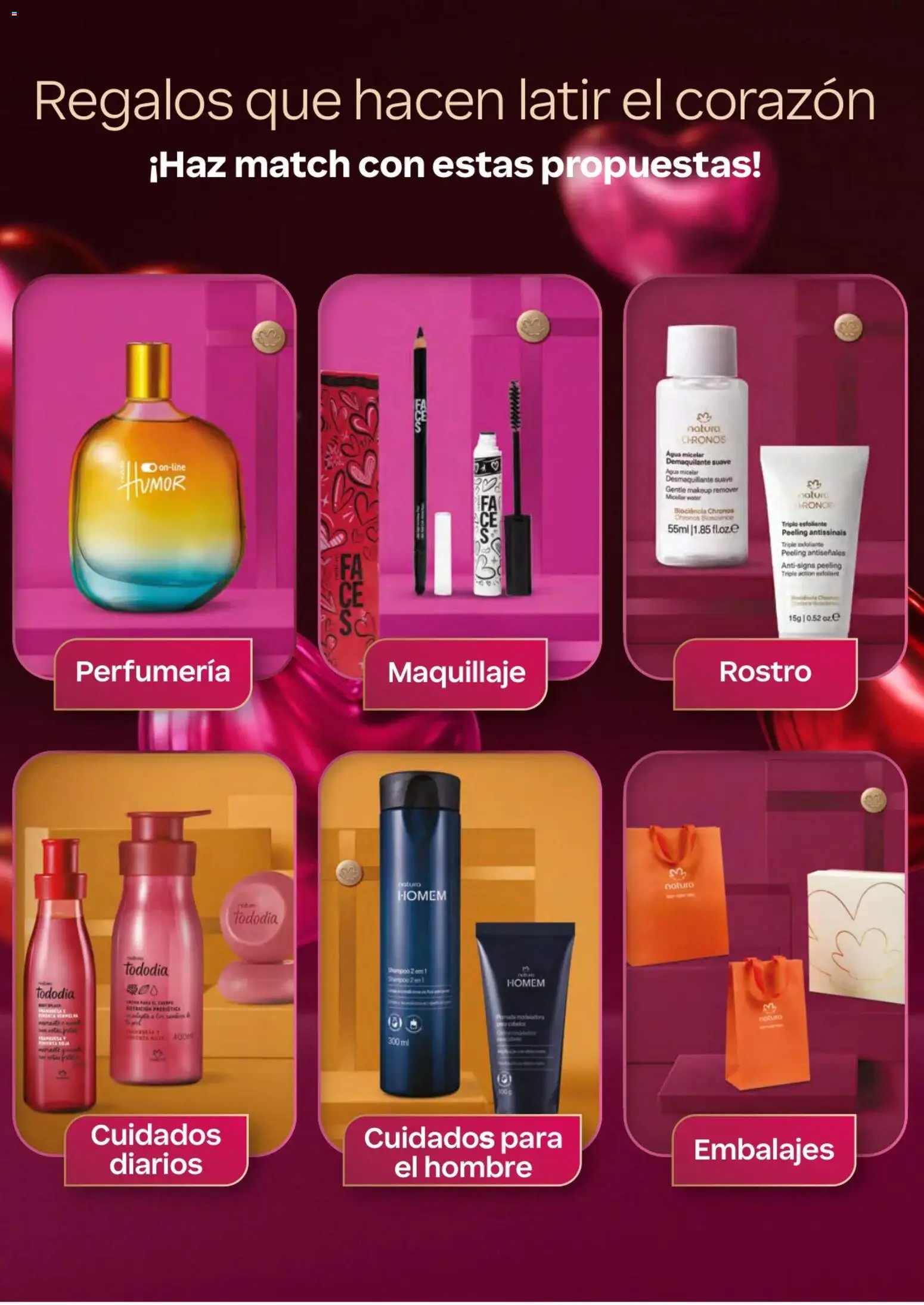 Catálogo Natura Ciclo12 │ válido desde el 04/08/2026 | Página: 2 | Productos: Maquillaje, Shampoo, Desmaquillante, Agua