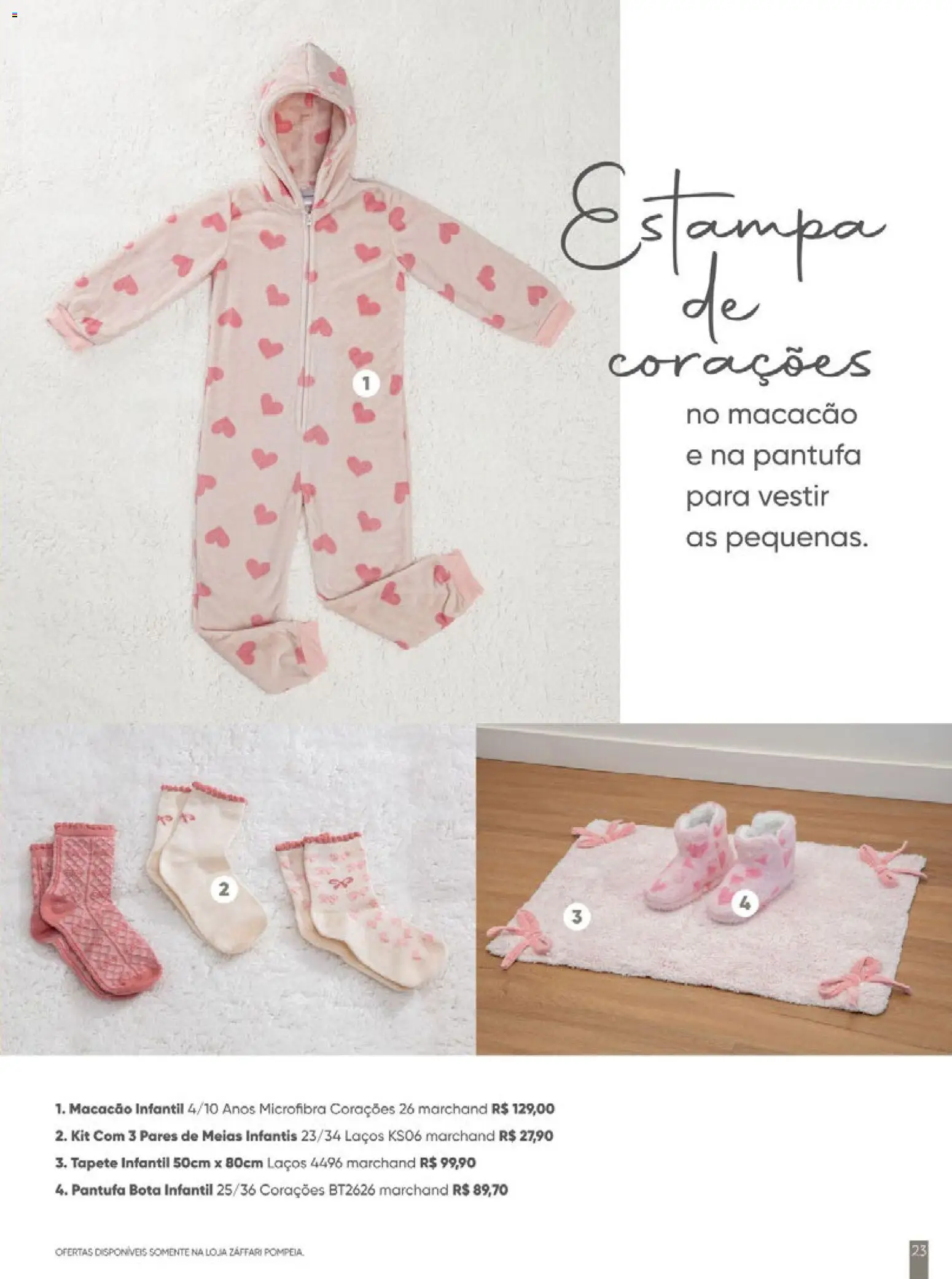 Zaffari Folheto - válido de 06/05/2026 | Página: 23 | Produtos: Tapete, Meias, Macacão
