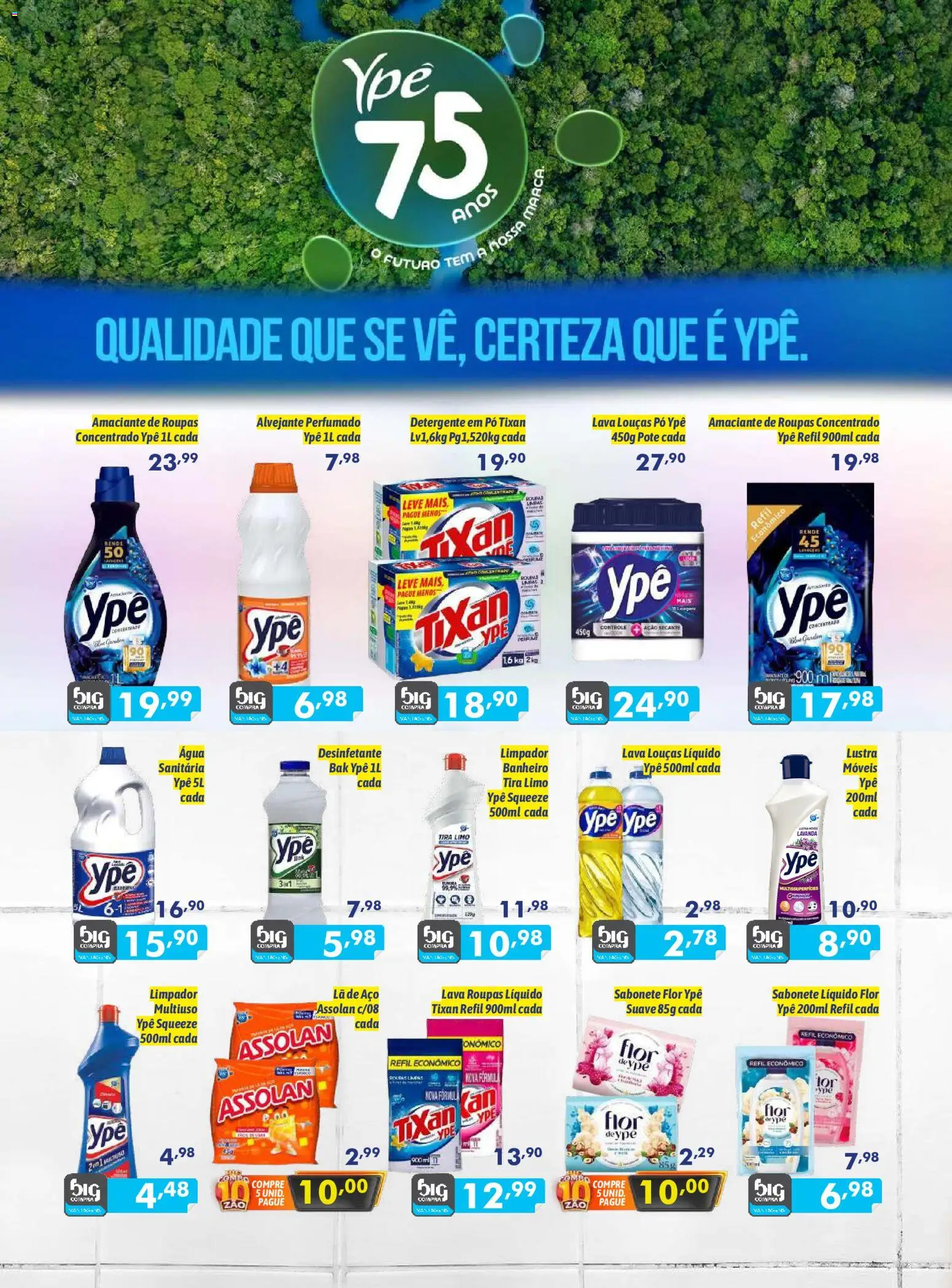 Big Compra Folheto - válido de 07.05.2026 | Página: 10 | Produtos: Pó, Alvejante, Detergente, Amaciante
