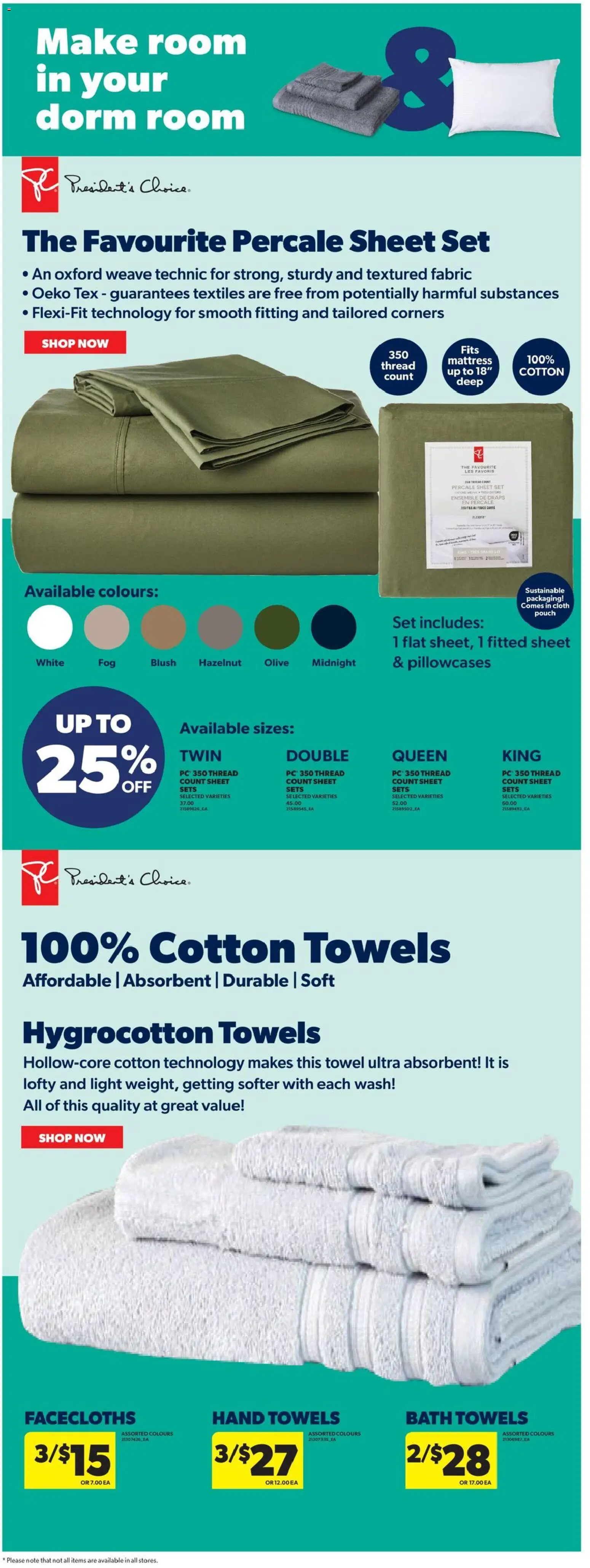 Real Canadian Superstore flyer valid from Aug 6, 2026 | Page: 34 | Products: PC, Blush, Mattress, Bath