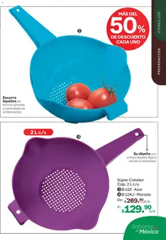 Vista previa de Tupperware catálogo, nuevo folleto de la tienda, válido en México a partir del 10/08/2026 | Página: 29 | Productos: Cómoda, Colador