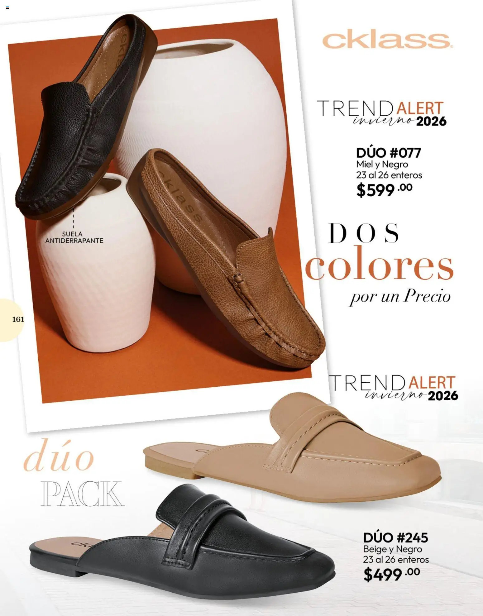 Nuevas ofertas de Cklass válidas en toda la República Mexicana desde el 11/09/2026. ¡Encuentra las mejores ofertas en Cklass catálogo Calzado Invierno! | Página: 165 | Productos: Miel
