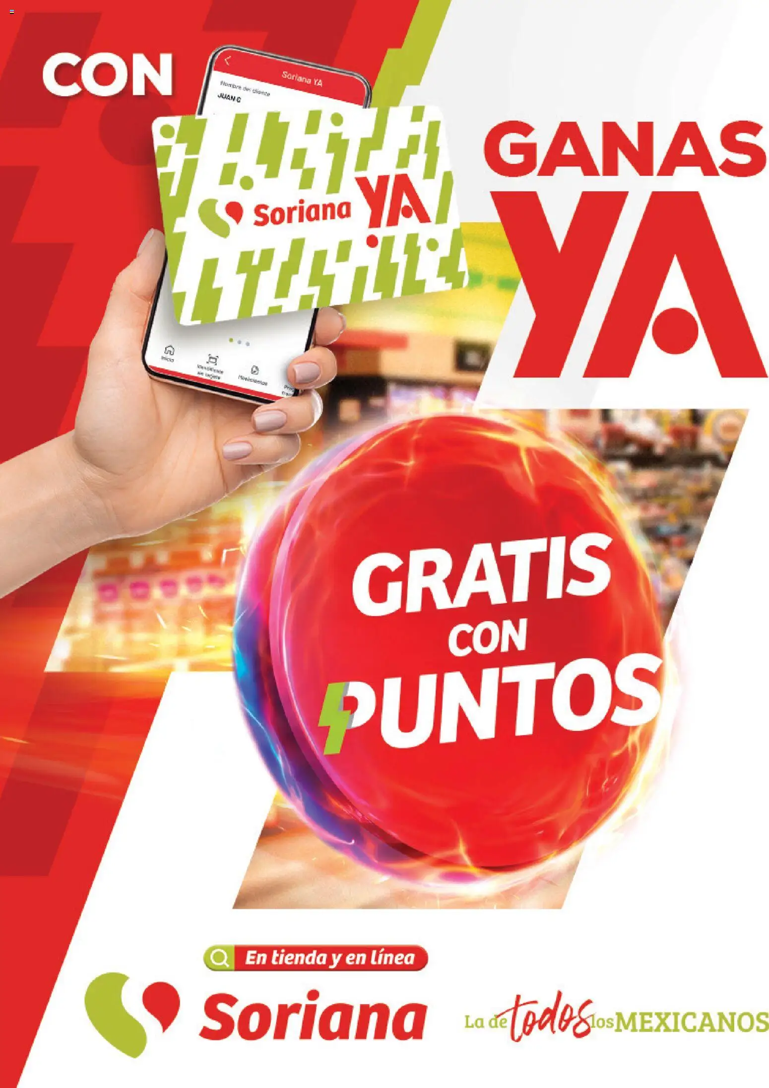 Nuevas ofertas de Soriana válidas en toda la República Mexicana desde el 11/09/2026. ¡Encuentra las mejores ofertas en Soriana Híper - Gratis con puntos Soriana YA! | Página: 1