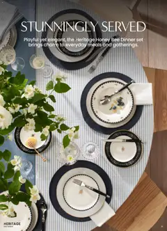 Preview of Myer Kitchen & Dining Essentials - valid from 05.05.2026 | Page: 22 | Products: Dinner set, Honey
