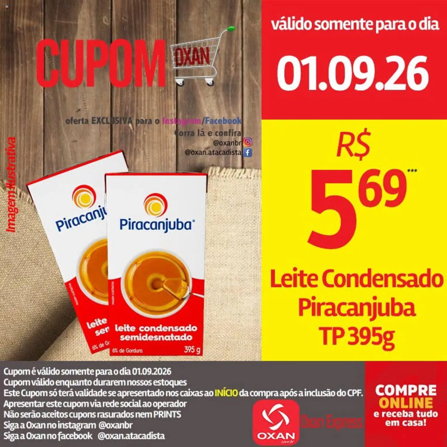 Oxan Atacadista Folheto - válido de 01/09/2026 | Página: 15 | Produtos: Leite, Leite condensado