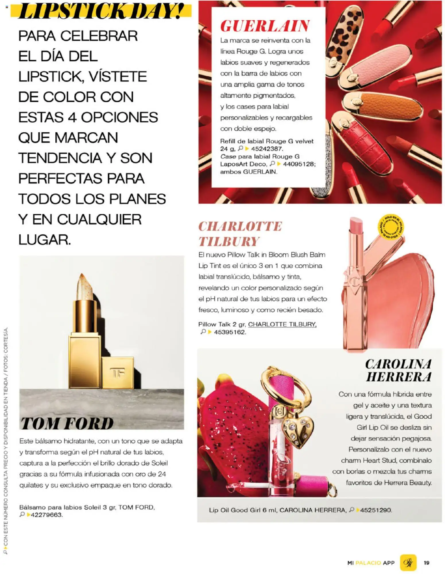 Nuevas ofertas de Palacio De Hierro válidas en toda la República Mexicana desde el 01/07/2026. ¡Encuentra las mejores ofertas en Palacio De Hierro catálogo! | Página: 22 | Productos: Brillo, Aceite, Bálsamo, Barra
