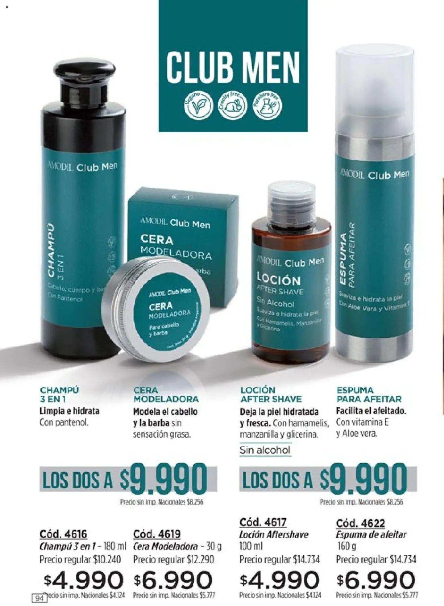 Amodil - Campaña 11 │ válido desde el 01.07.2026 | Página: 94 | Productos: Champú, Espuma de afeitar, Loción, Manzana