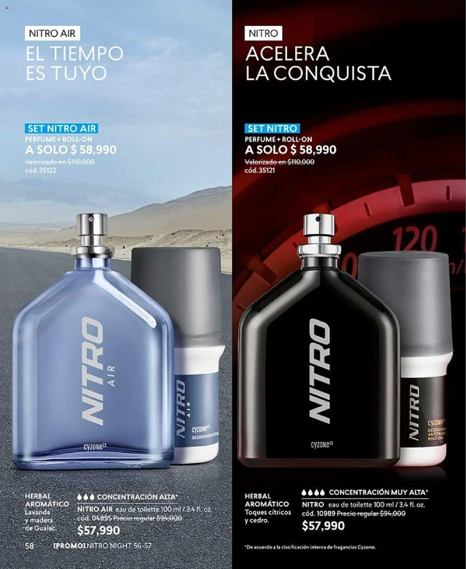 CyZone revista - valida desde el 07/09/2026 | Página: 58 | Productos: Perfume, Eau de toilette, Desodorante