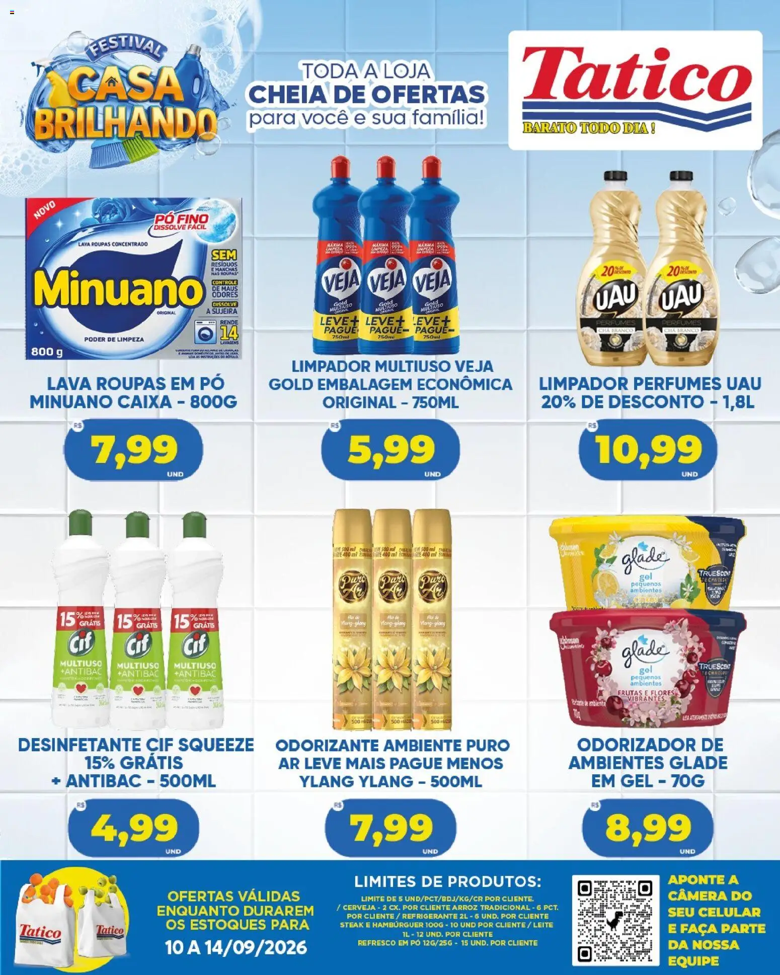 Tatico Folheto - válido de 12/09/2026 | Página: 21 | Produtos: Frutas, Celular, Pó, Câmera