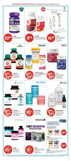 Preview of Pharmaprix weekly flyer / circulaire from shop Pharmaprix valid from Jul 17, 2026 | Page: 13