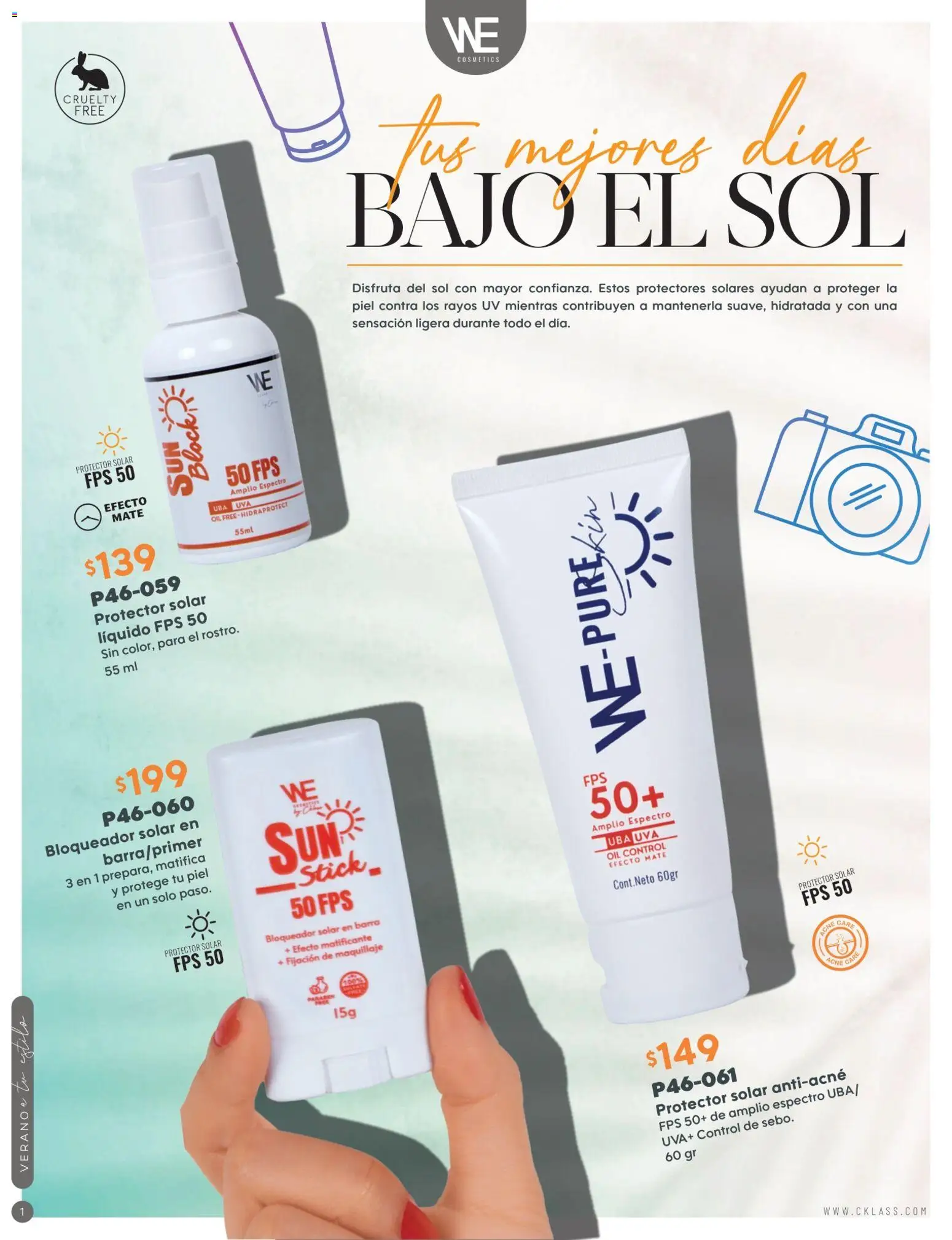 Nuevas ofertas de Cklass válidas en toda la República Mexicana desde el 02/07/2026. ¡Encuentra las mejores ofertas en Cklass catálogo Verano WE & Home! | Página: 2 | Productos: Uva, Bloqueador, Mate, Protector solar