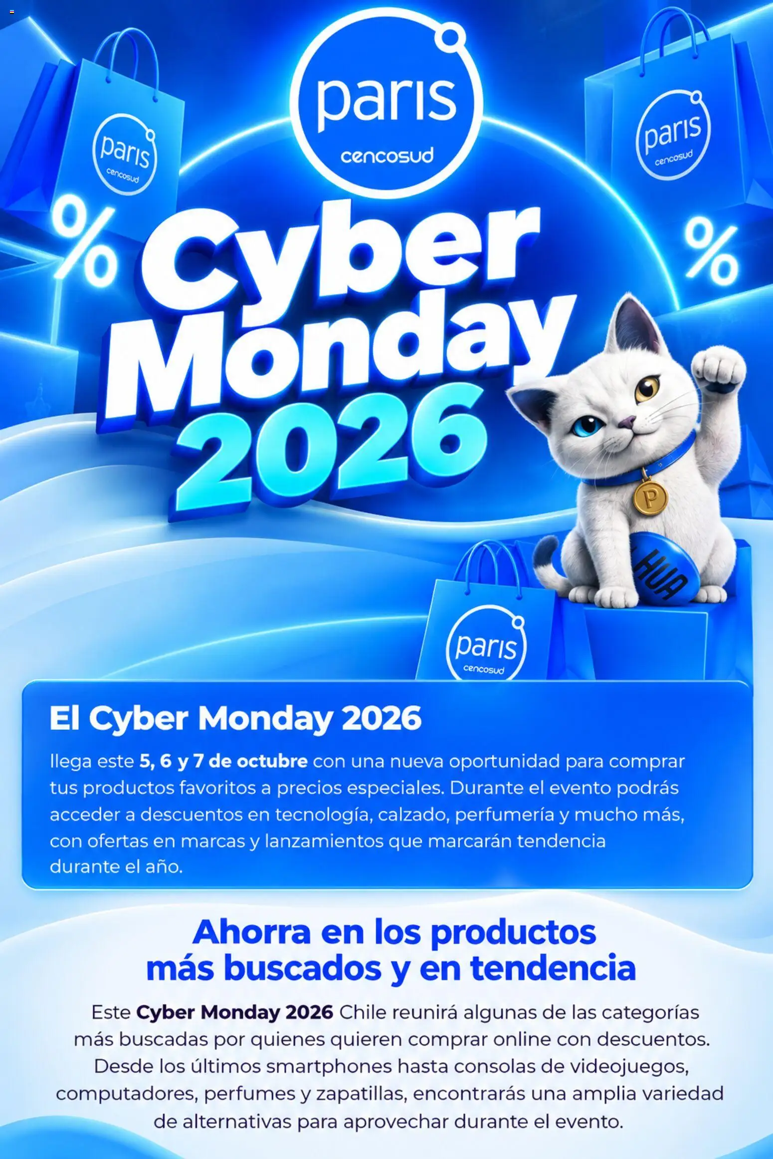 Paris Cyber Monday aviso │ válido desde el 29.09.2026 | Página: 1 | Productos: Perfumes
