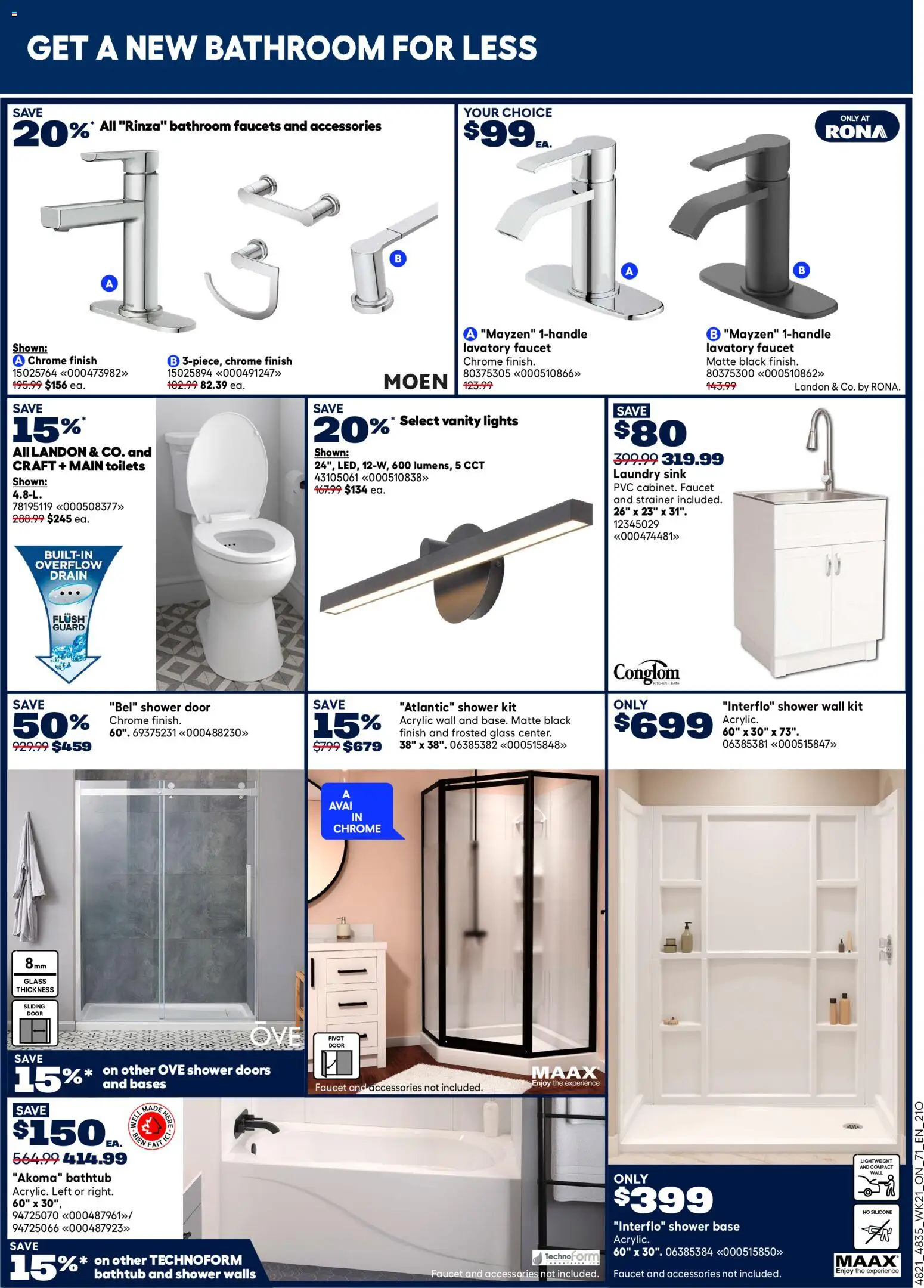 Rona flyer valid from 18.06.2026 | Page: 17 | Products: Shower