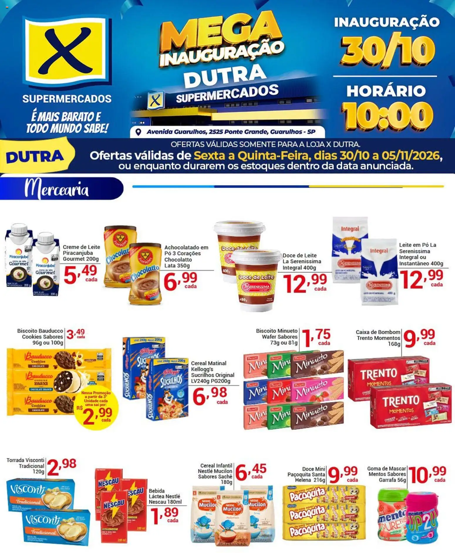 X Supermercados Folheto - válido de 30/10/2026 | Página: 1