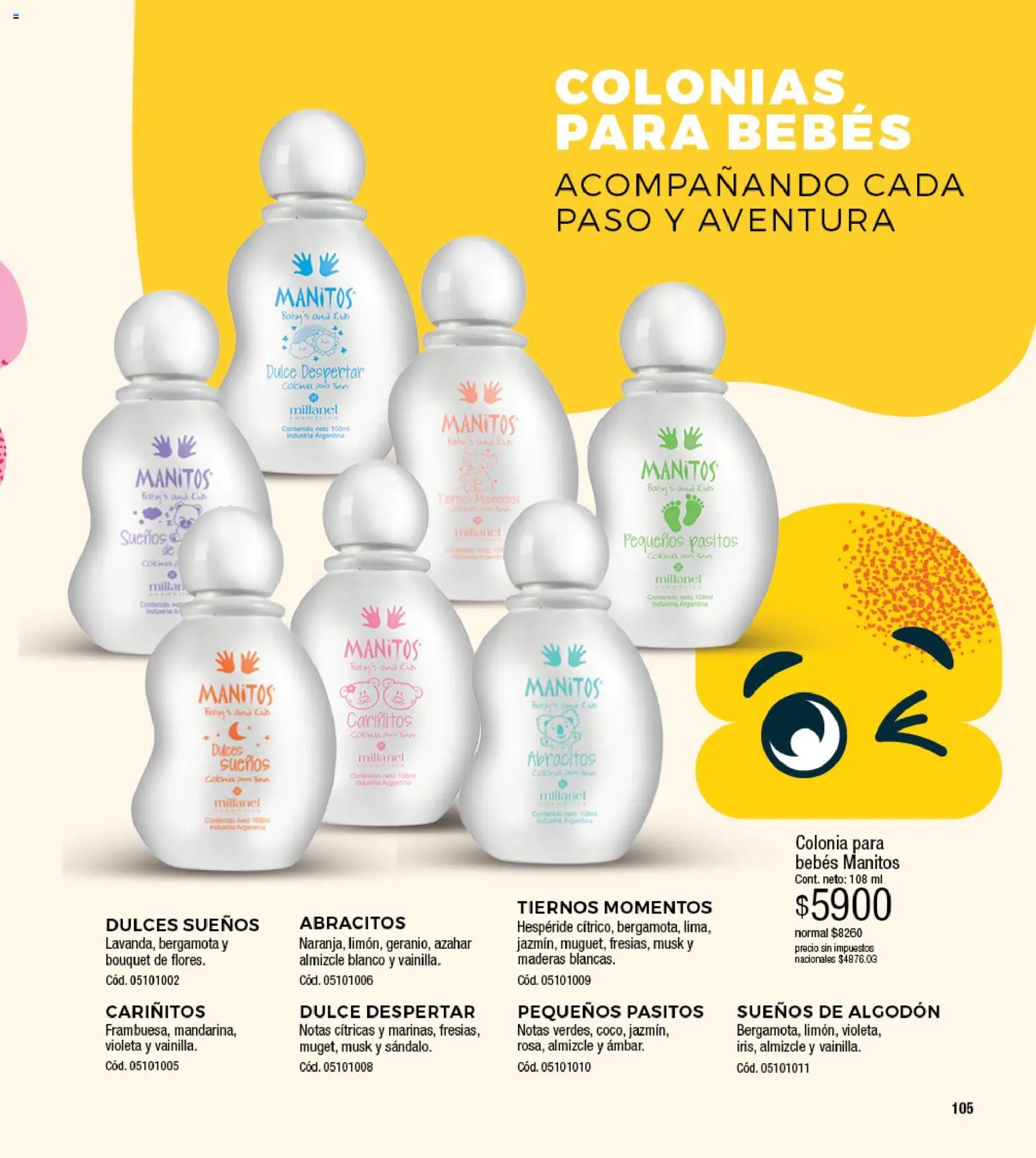 Millanel - Catálogo │ válido desde el 17/08/2026 | Página: 105 | Productos: Algodón, Flores, Dulce, Dulces