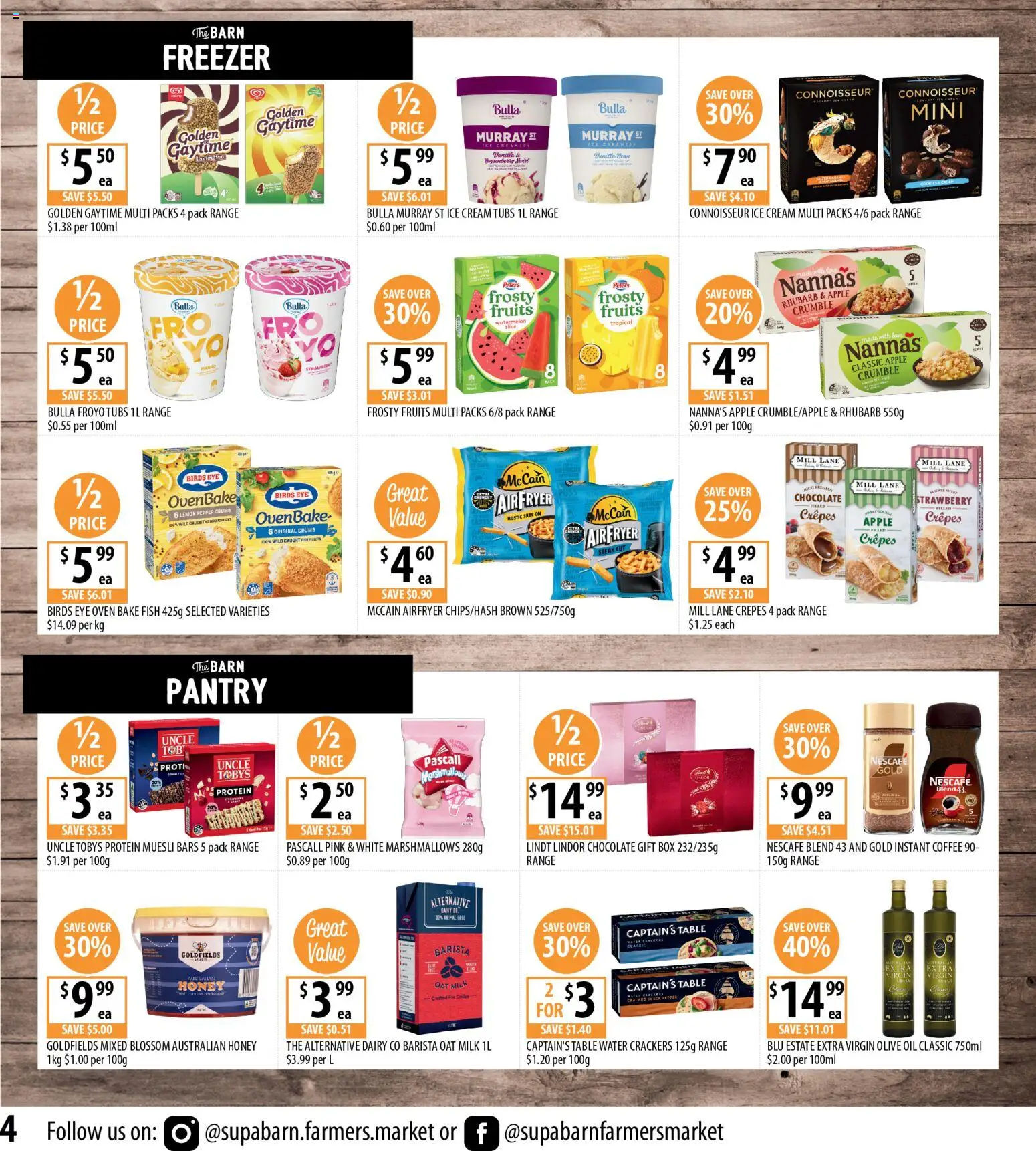 Supabarn catalogue - valid from 26/08/2026 | Page: 4 | Products: Box, Crackers, Dairy, Protein