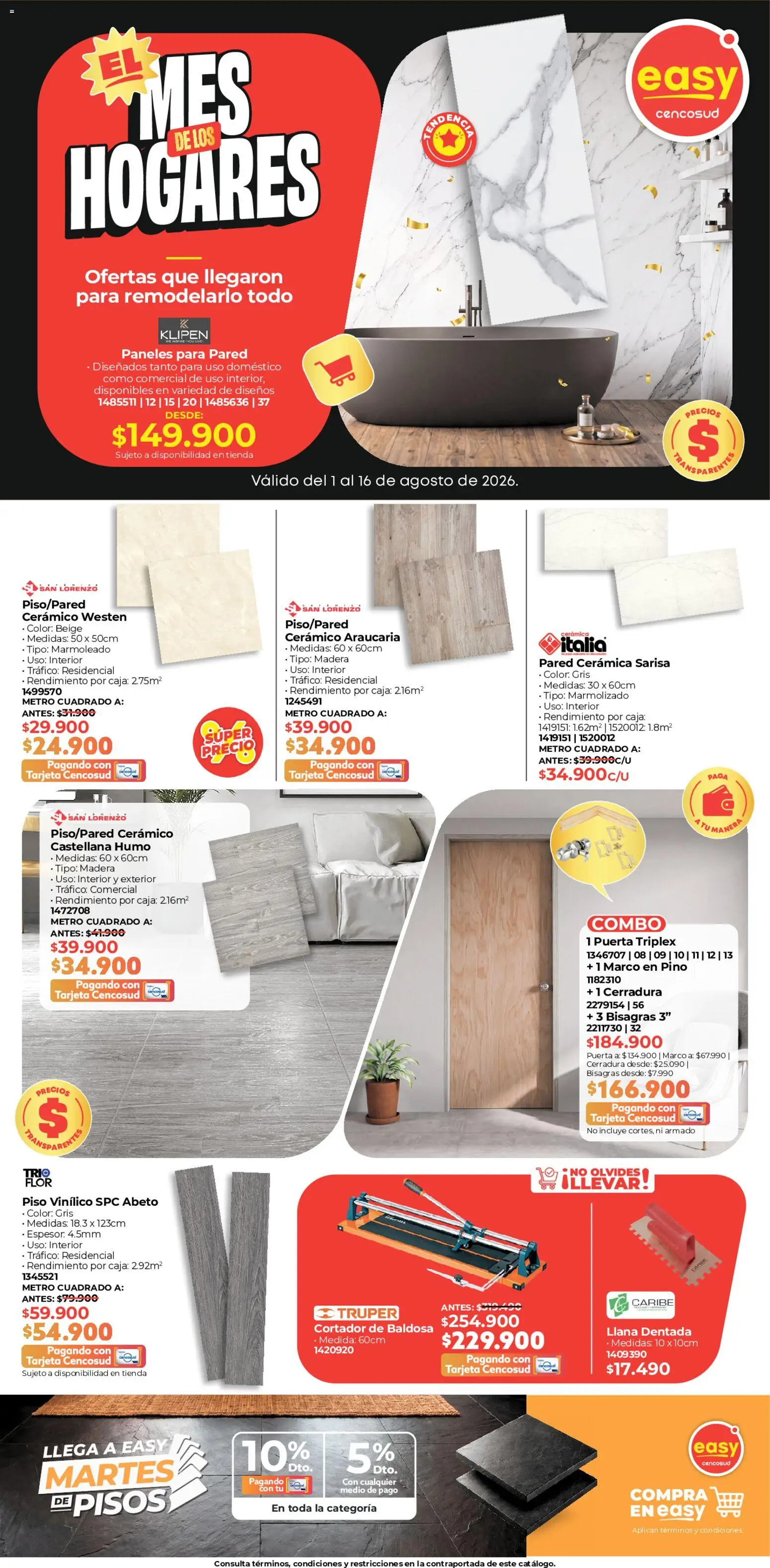 Easy revista - valida desde el 01/08/2026 | Página: 1