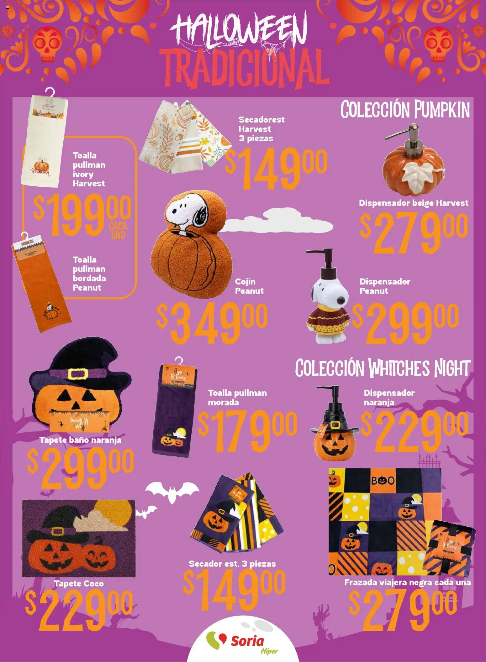 Nuevas ofertas de Soriana válidas en toda la República Mexicana desde el 08/09/2026. ¡Encuentra las mejores ofertas en Soriana Halloween y Día de muertos Híper Nacional! | Página: 13