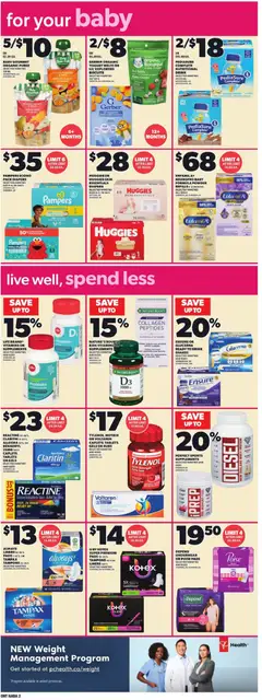 Preview of Zehrs weekly flyer / circulaire from shop Zehrs valid from Jul 2, 2026 | Page: 11 | Products: Powder, Yogurt, Underwear