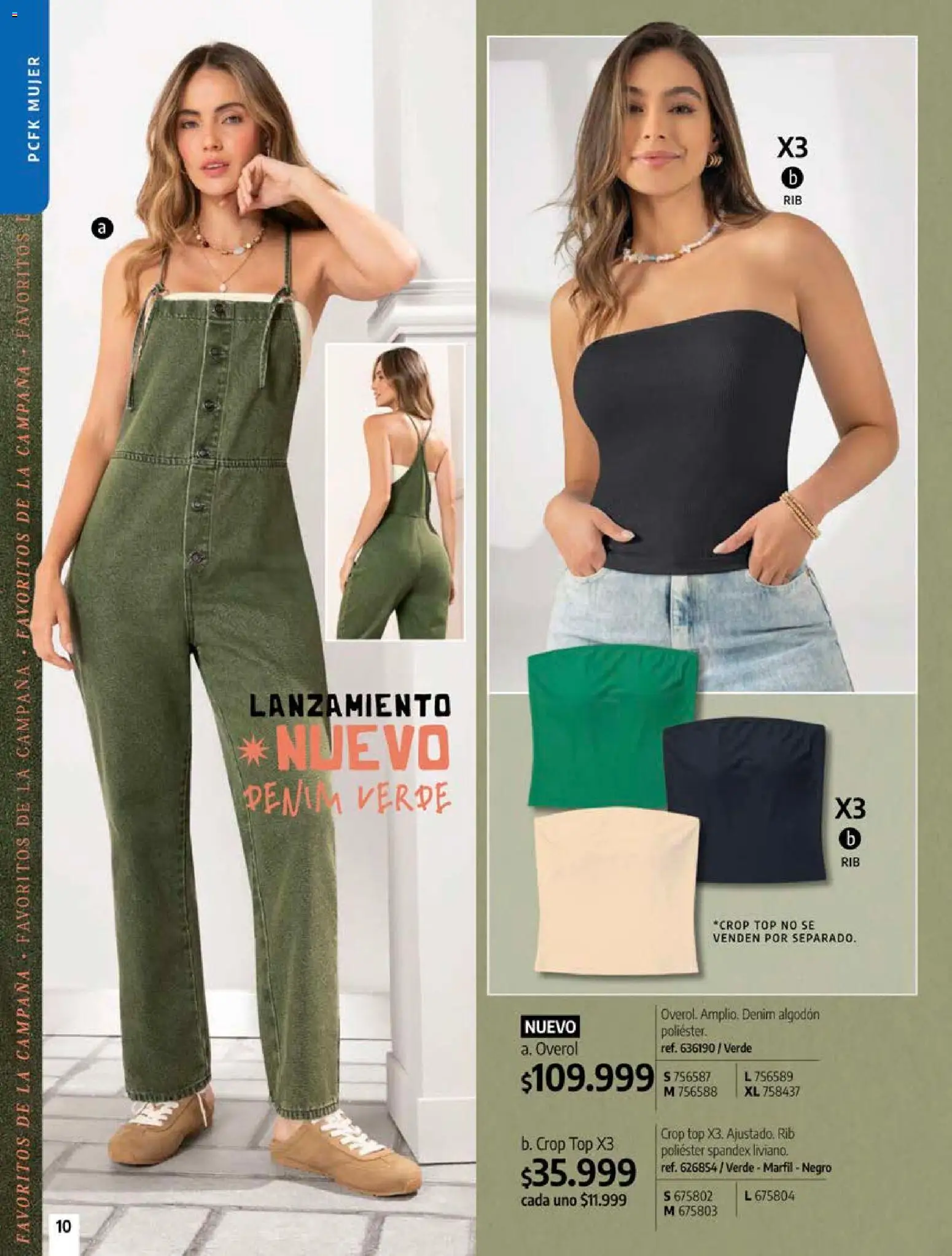 Pacifika revista - valida desde el 18/10/2026 | Página: 10 | Productos: Algodón, Top, Overol