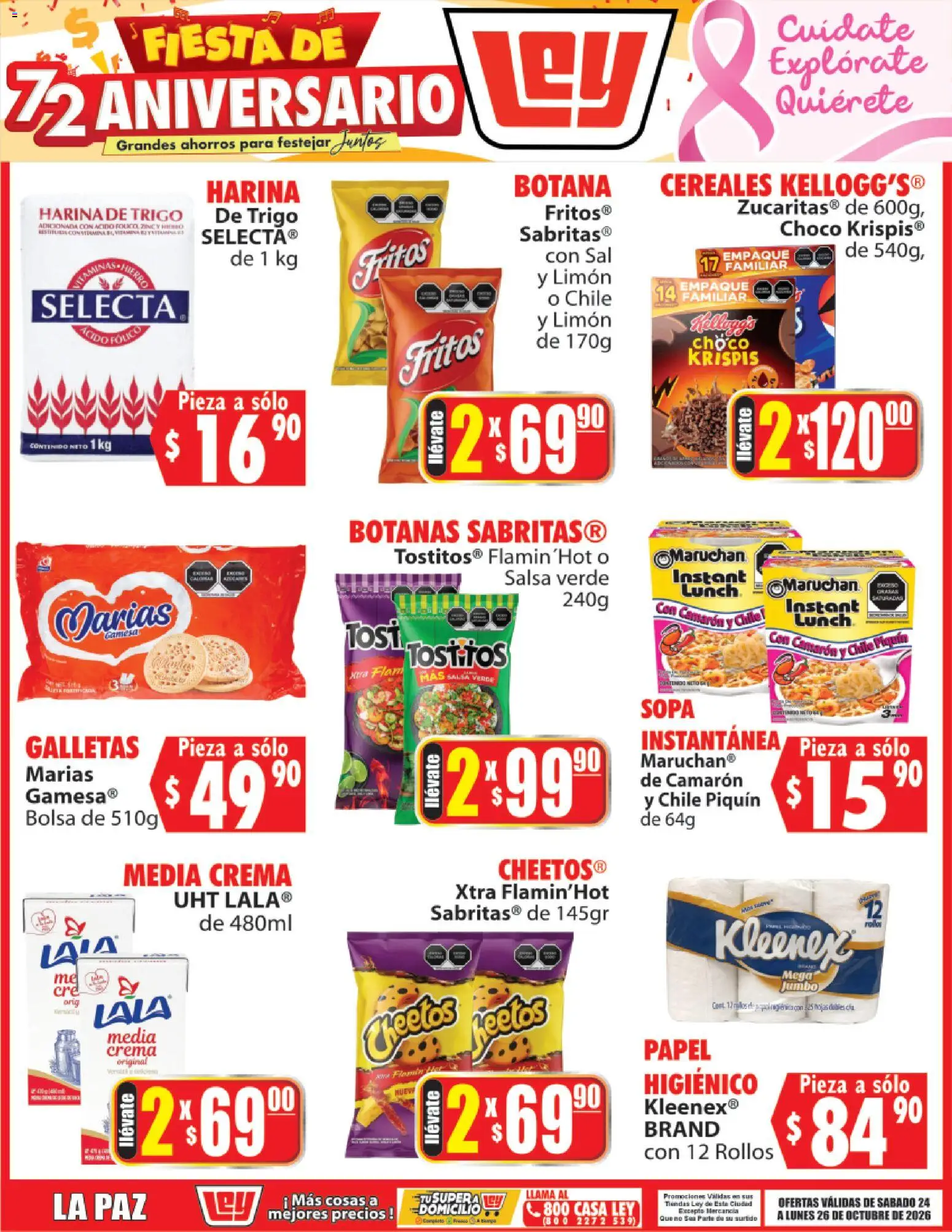 Nuevas ofertas de Casa Ley válidas en toda la República Mexicana desde el 24/10/2026. ¡Encuentra las mejores ofertas en Casa Ley folleto Autoservicio La Paz! | Página: 2