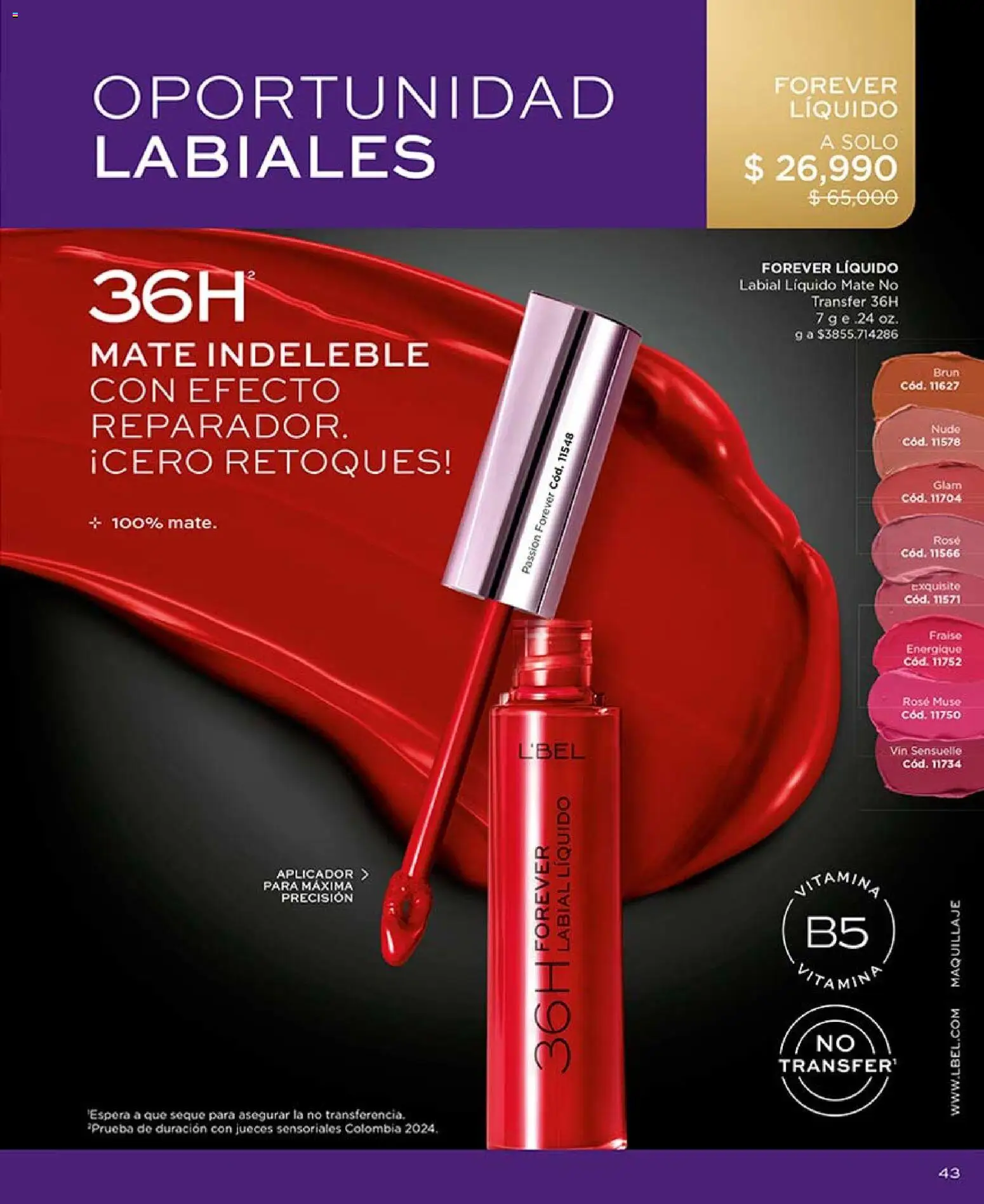 L'Bel revista - valida desde el 04.05.2026 | Página: 47 | Productos: Maquillaje