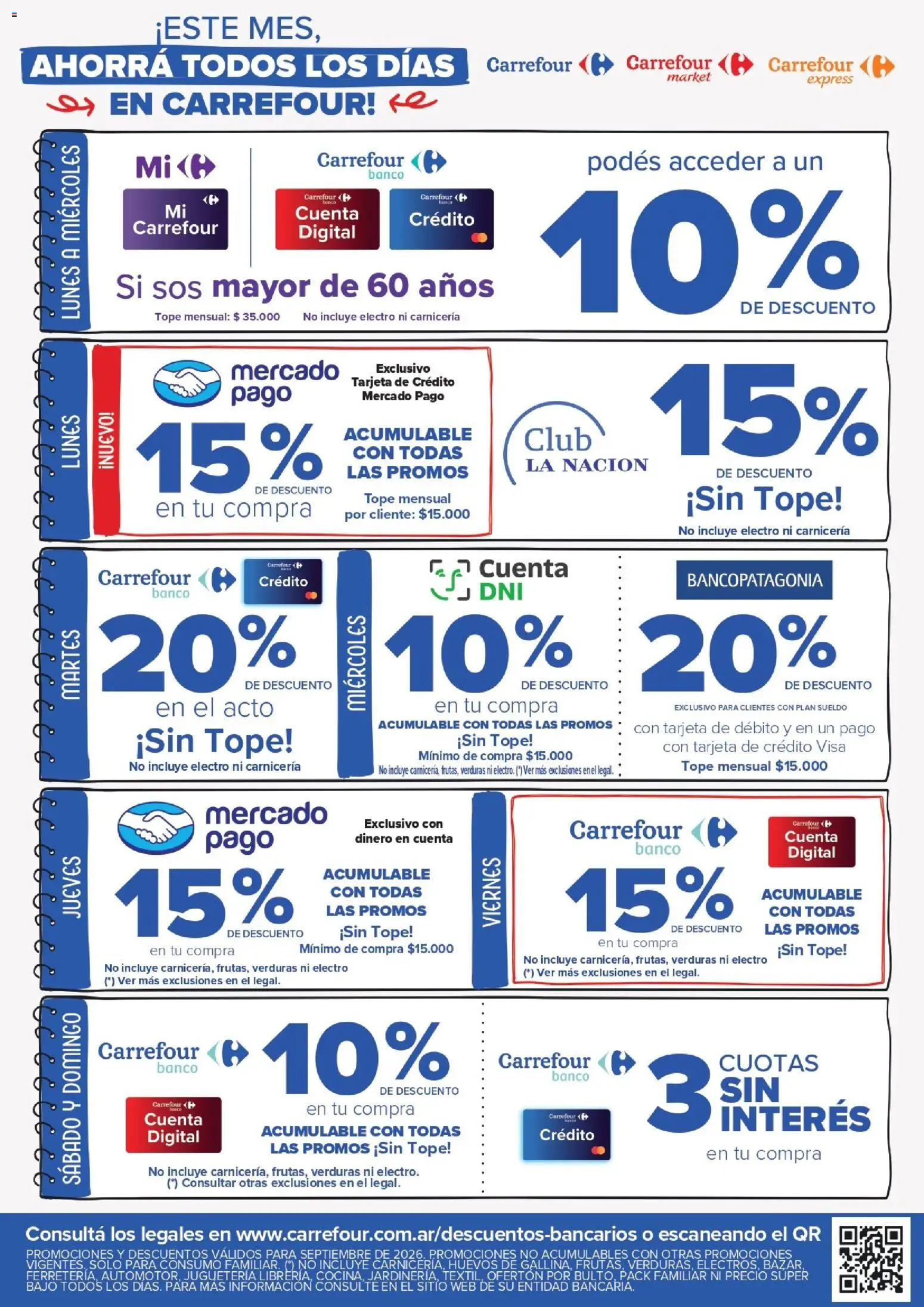Carrefour - Carrefour Express ofertas │ válido desde el 09/09/2026 | Página: 7 | Productos: Verduras, Huevos