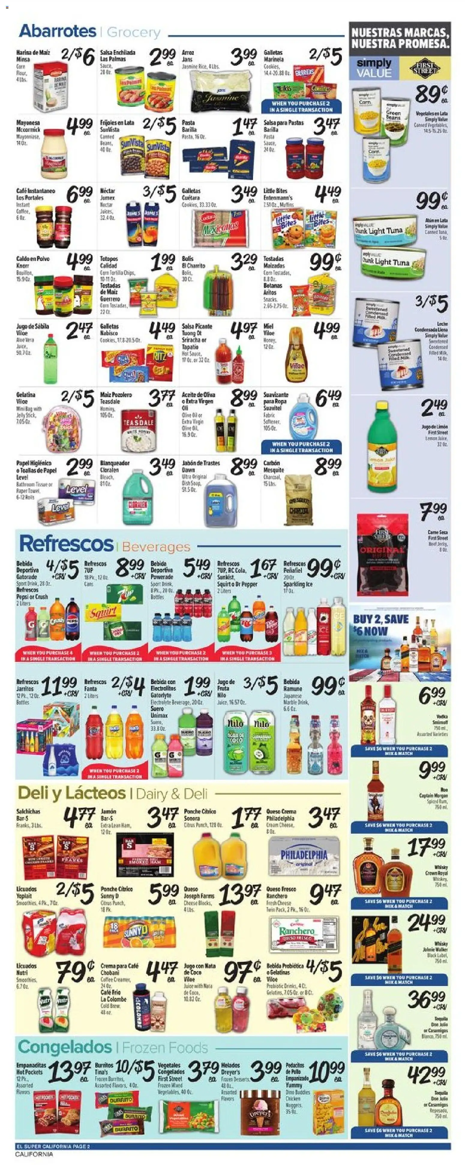 El Super Weekly Ad - CA - valid from 13.05.2026 | Page: 2 | Products: Coffee, Juice, Pepper, Bag