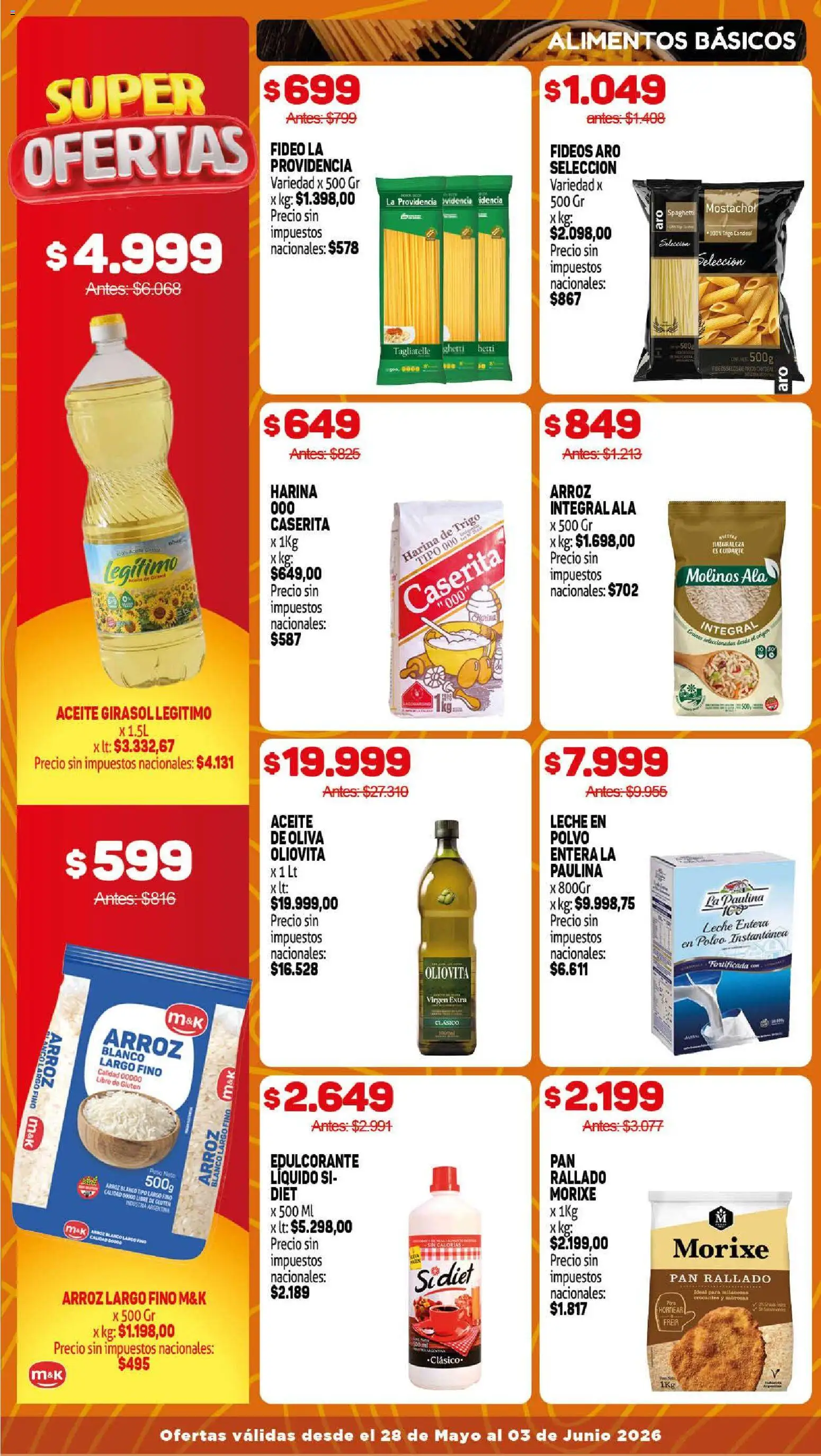 Makro ofertas │ válido desde el 28.05.2026 | Página: 6 | Productos: Harina, Leche, Pan, Arroz