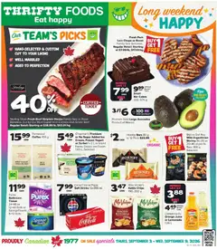 Preview of Thrifty Foods weekly flyer / circulaire from shop Thrifty Foods valid from Sep 3, 2026