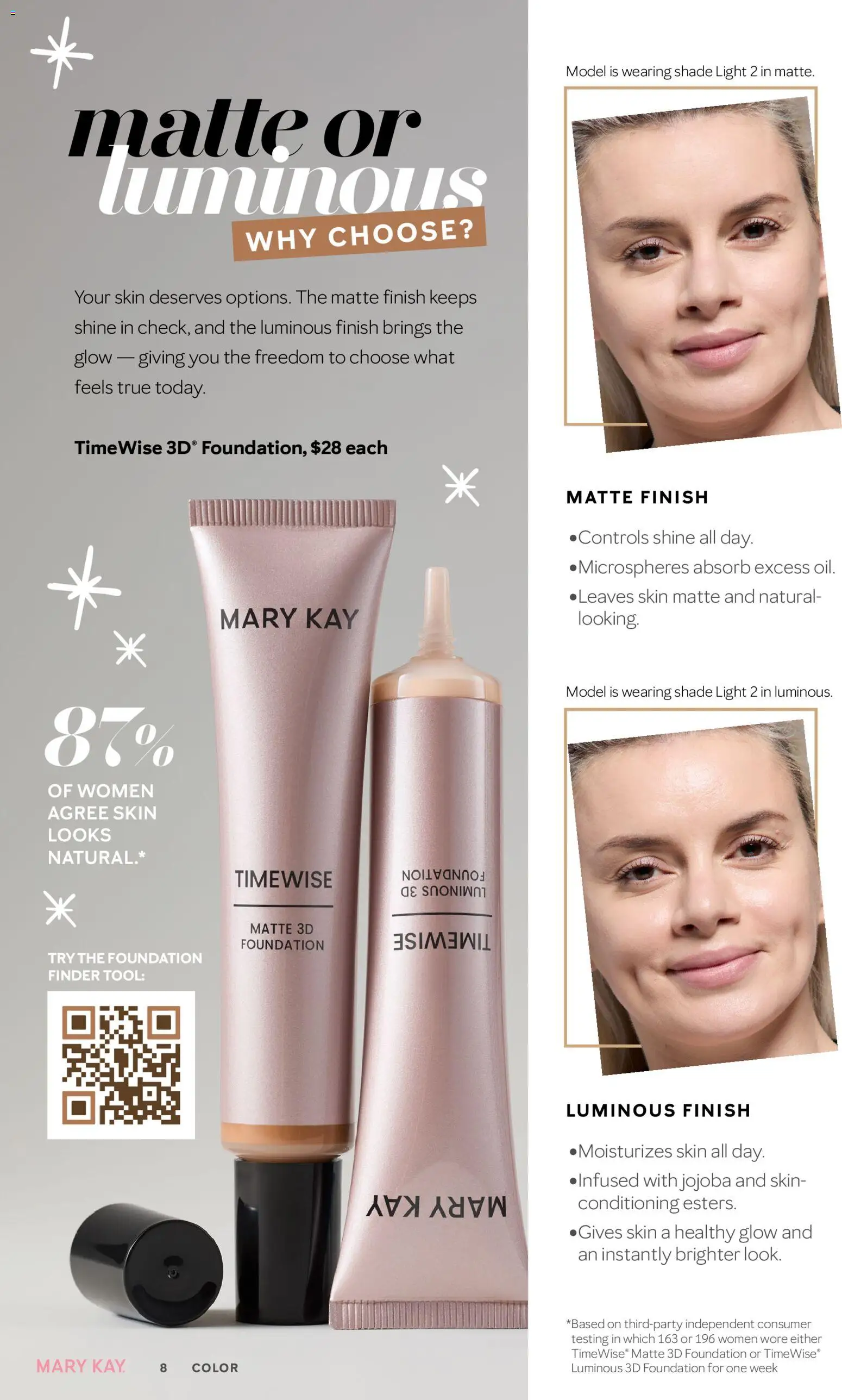 Mary Kay The Look Fall/Holiday 2026 - valid from 09/16/2026 | Page: 8 | Products: Foundation